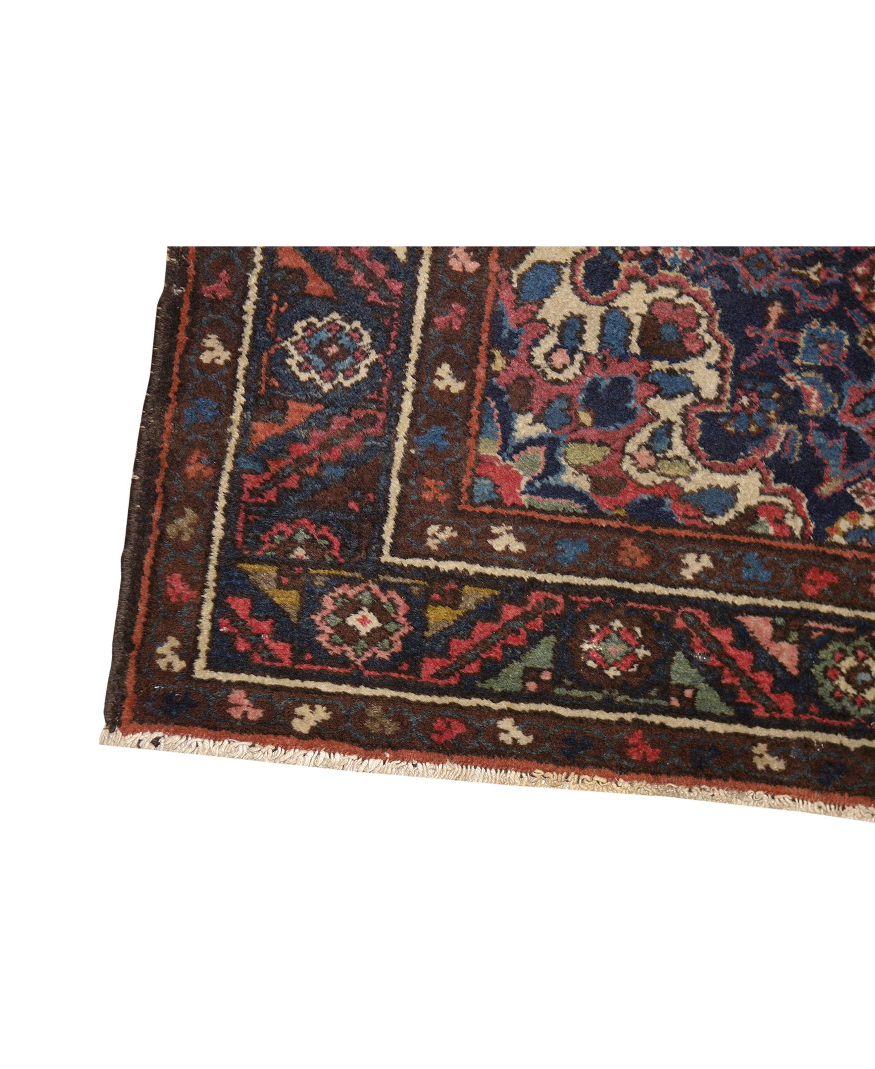 Other Traditional Handwoven Luxury Wool Antique Chinese Multi Rug For Sale