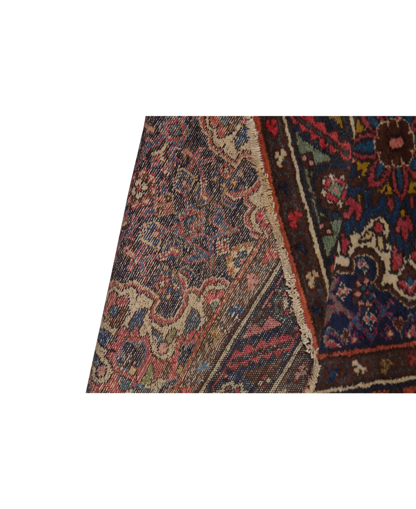 Traditional Handwoven Luxury Wool Antique Chinese Multi Rug In Good Condition For Sale In Secaucus, NJ