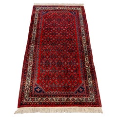 Persian Hamadan Rug, 11' x 5' 3.5"