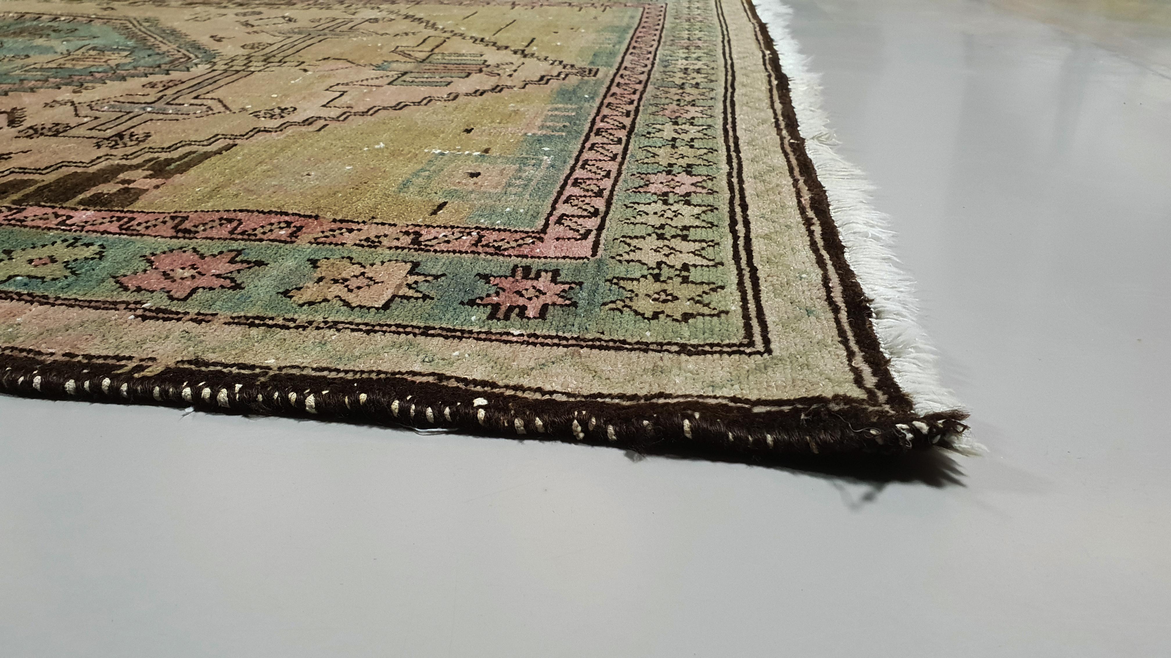 Wool Persian Hamadan Rug, Antique For Sale