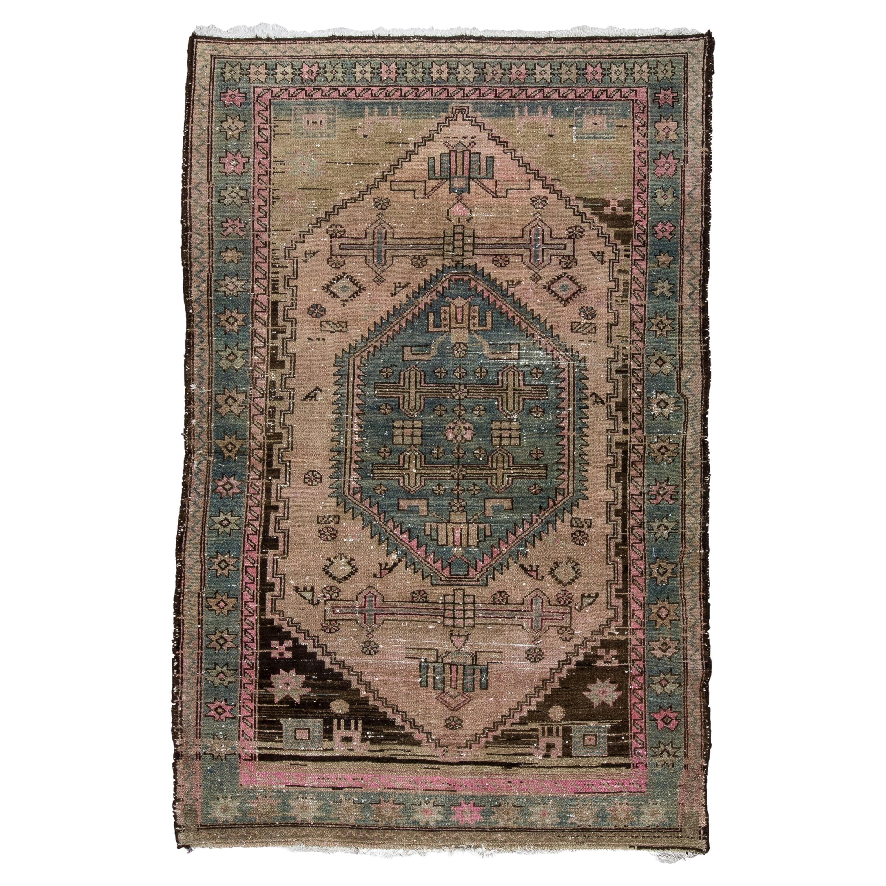 Persian Hamadan Rug, Antique For Sale