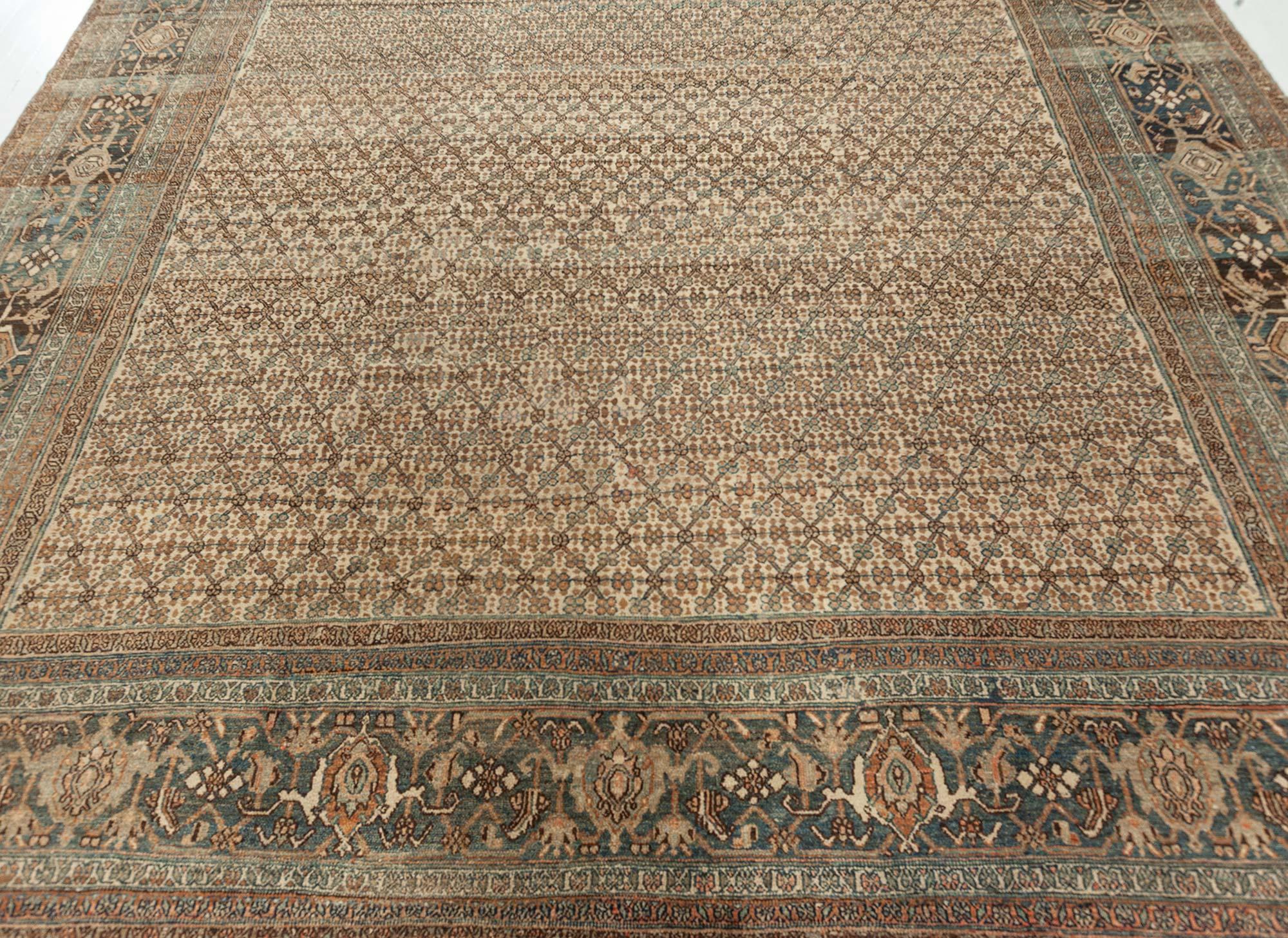 Wool Early 20th Century Persian Hamadan Rug For Sale