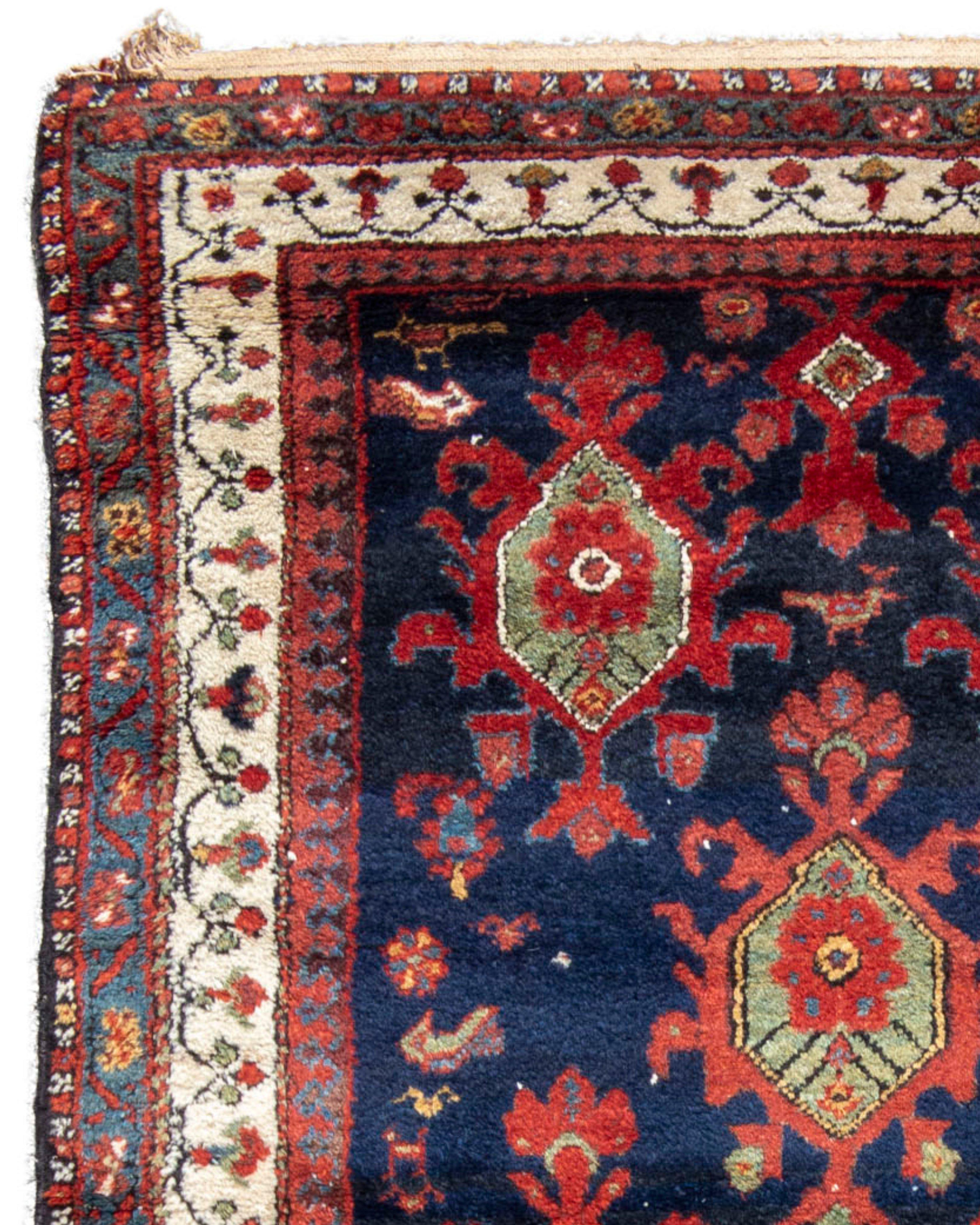 Hand-Knotted Persian Hamadan Rug, Early 20th Century For Sale