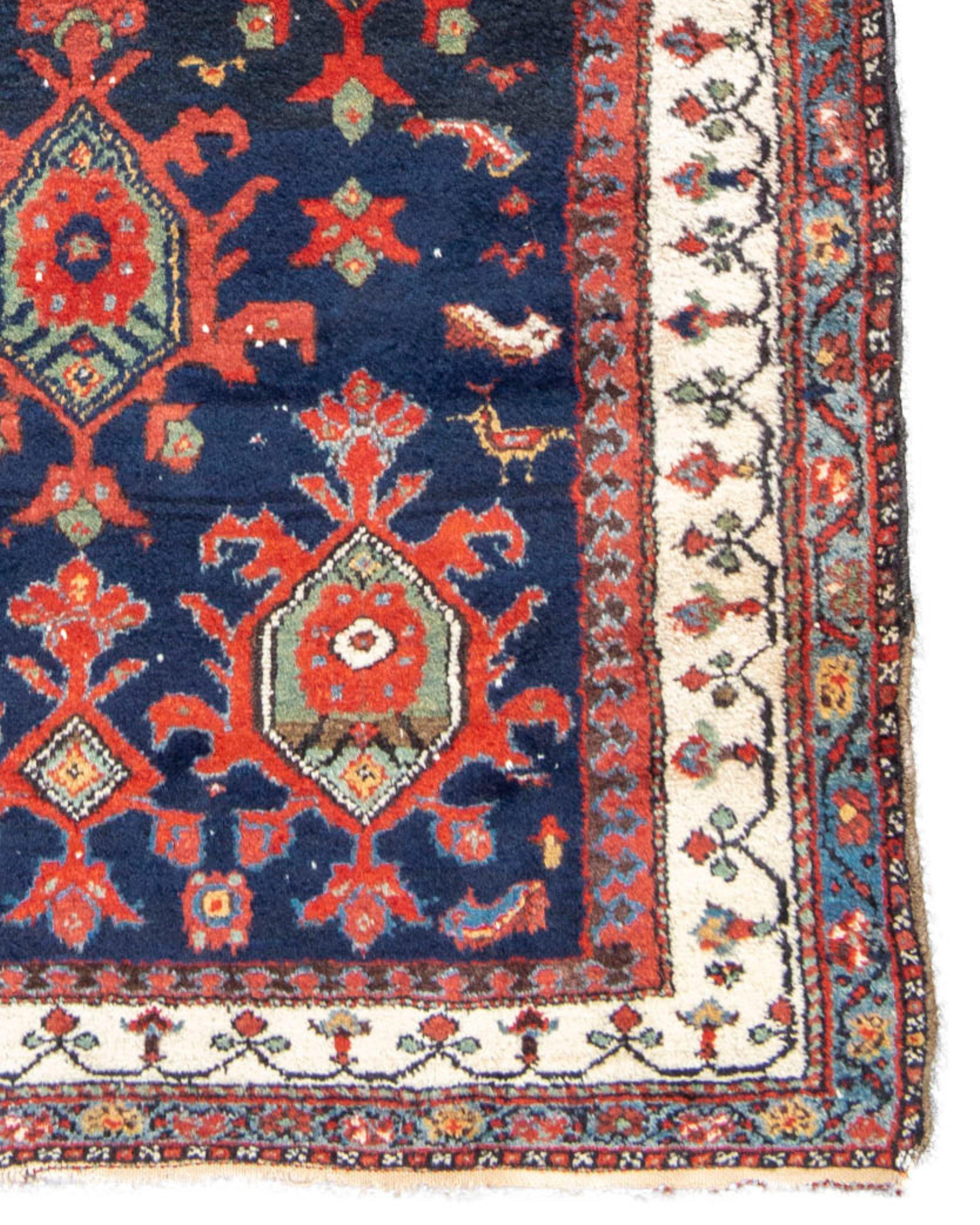 Wool Persian Hamadan Rug, Early 20th Century For Sale