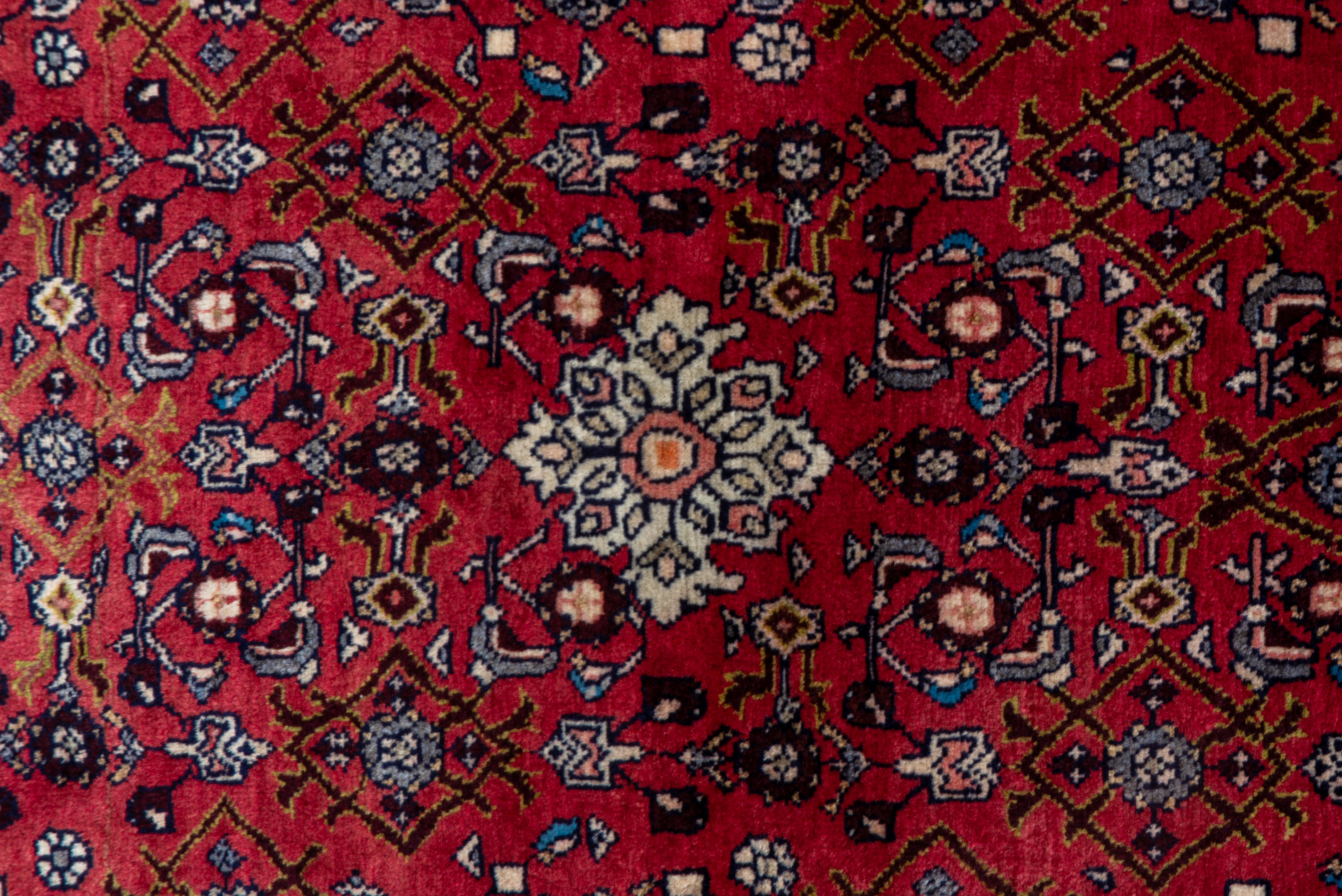 Wool Persian Hamadan Traditional Antique with Allover Florets For Sale