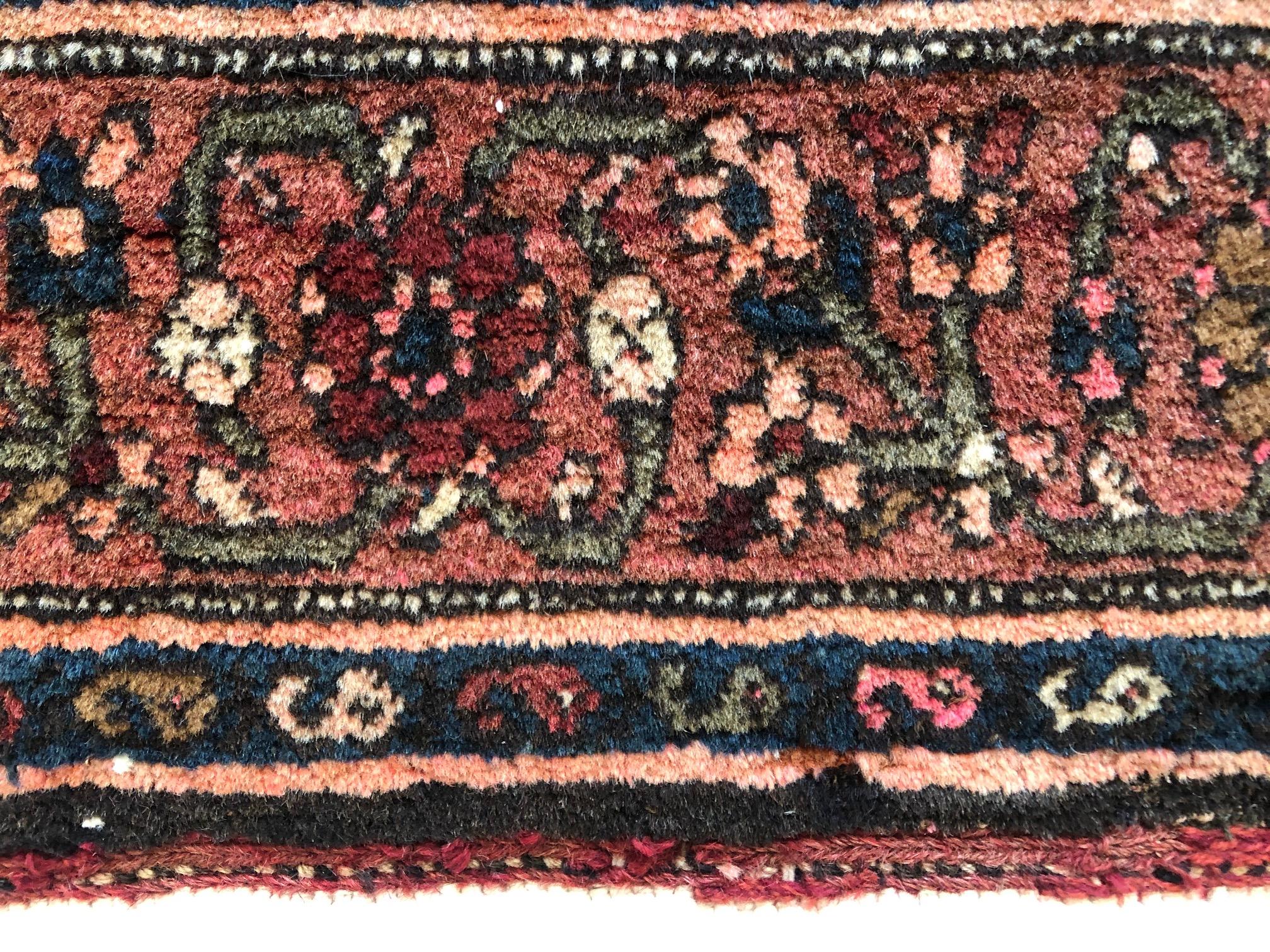 Persian Hand Knotted All-Over Fish Design Bijar 'Bidjar' Rug, circa 1960 For Sale 4