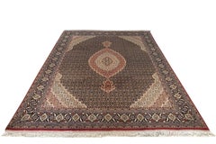 Persian Hand Knotted Fish Design Bijar Bidjar Rug