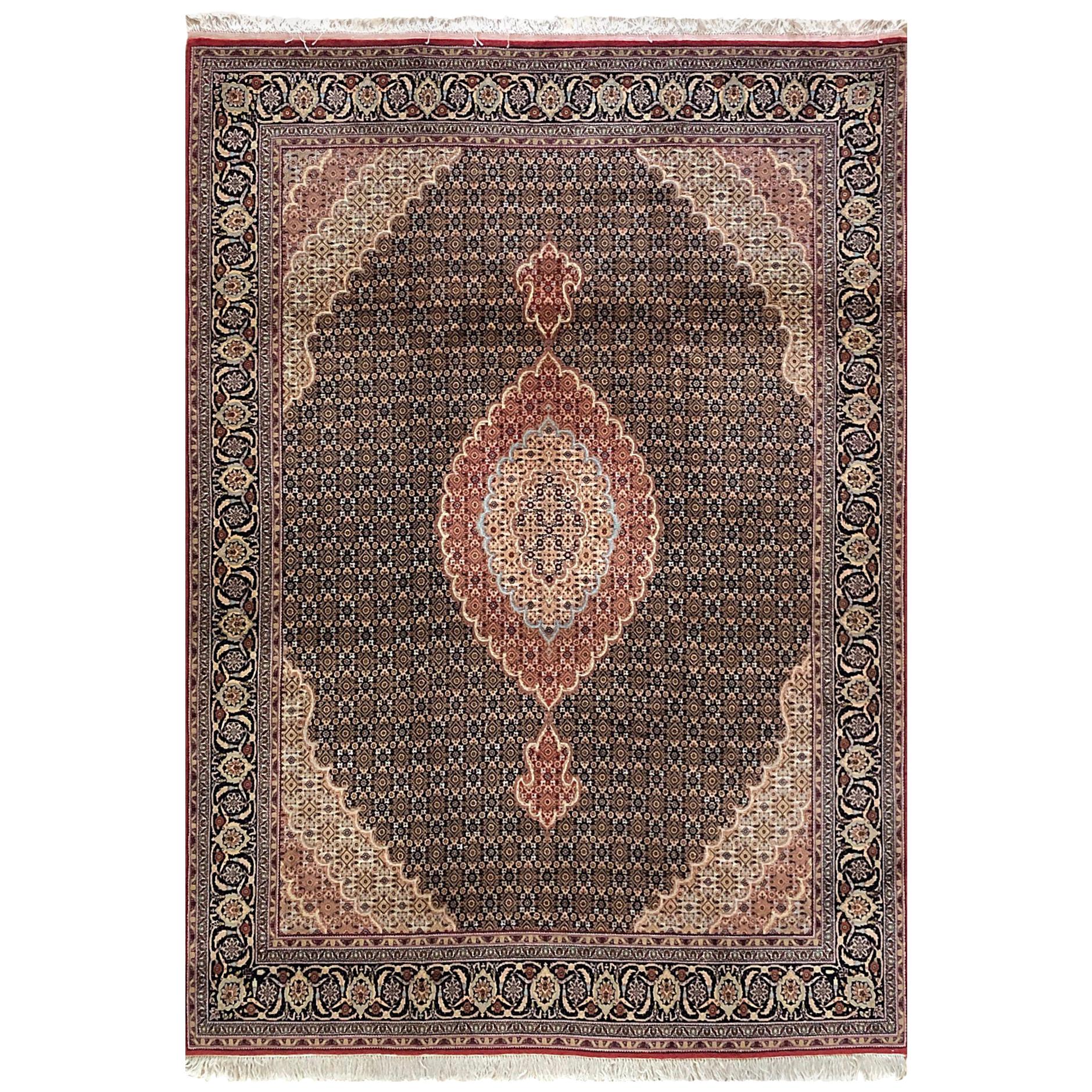 Persian Hand Knotted Fish Design Bijar Bidjar Rug