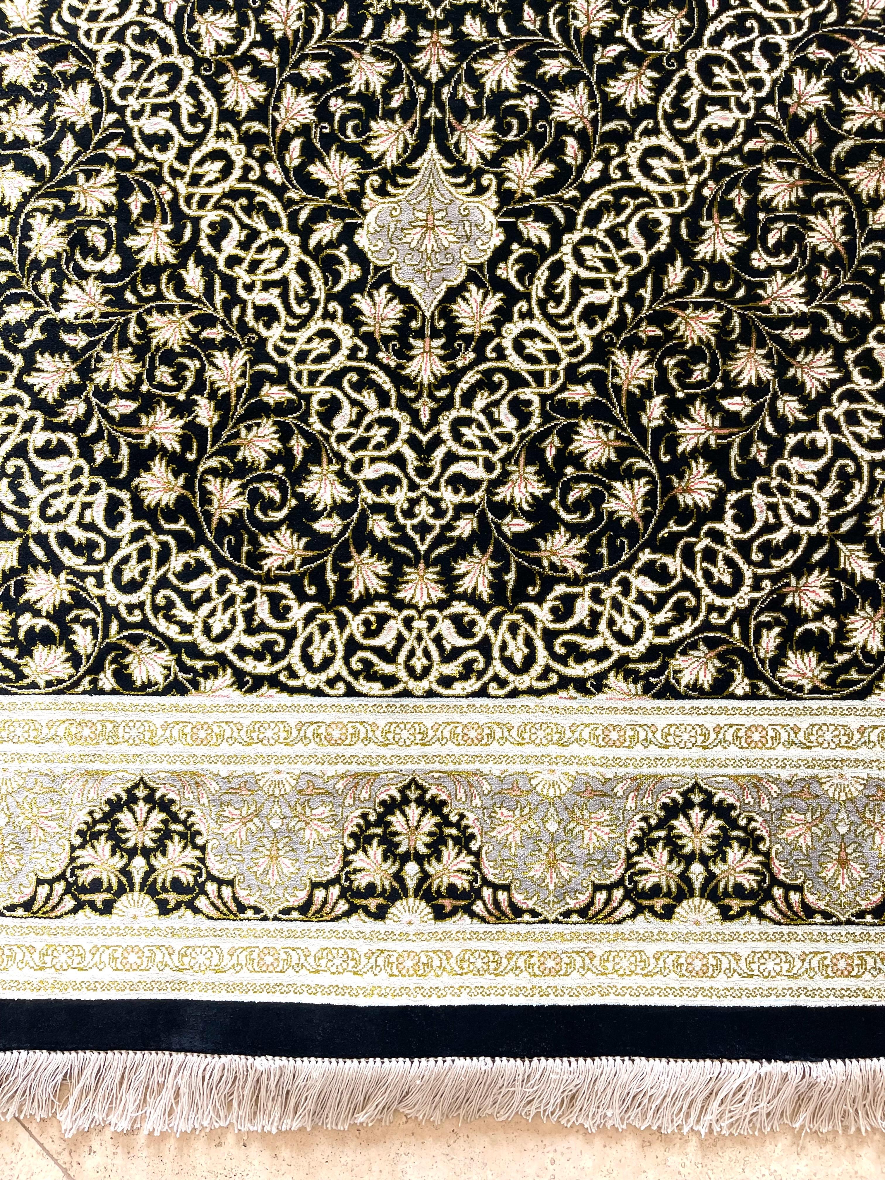 Tappeto persiano Qum in vendita 1