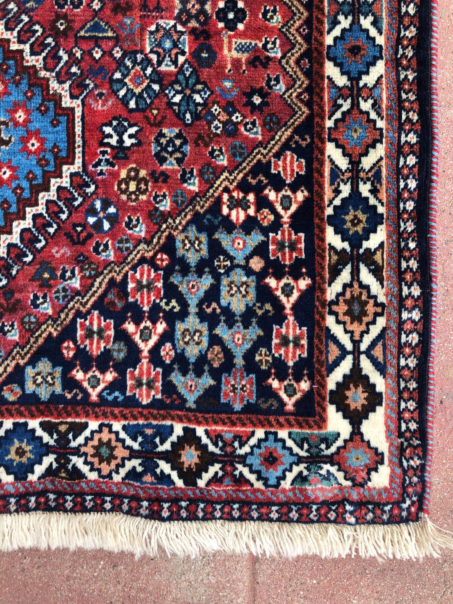 Persischer Yalameh-Teppich-Läufer im Angebot 3