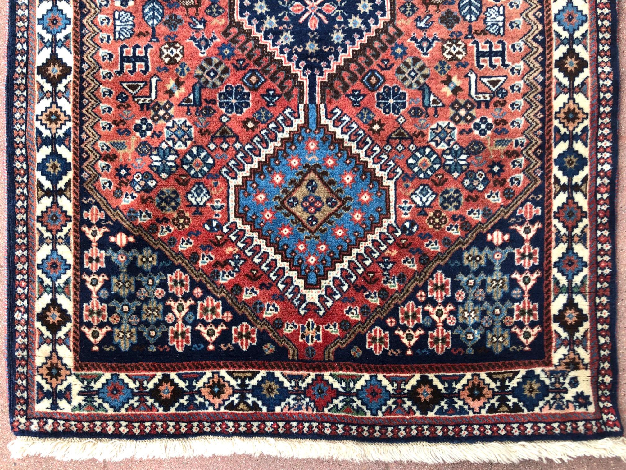 Persischer Yalameh-Teppich-Läufer im Angebot 6