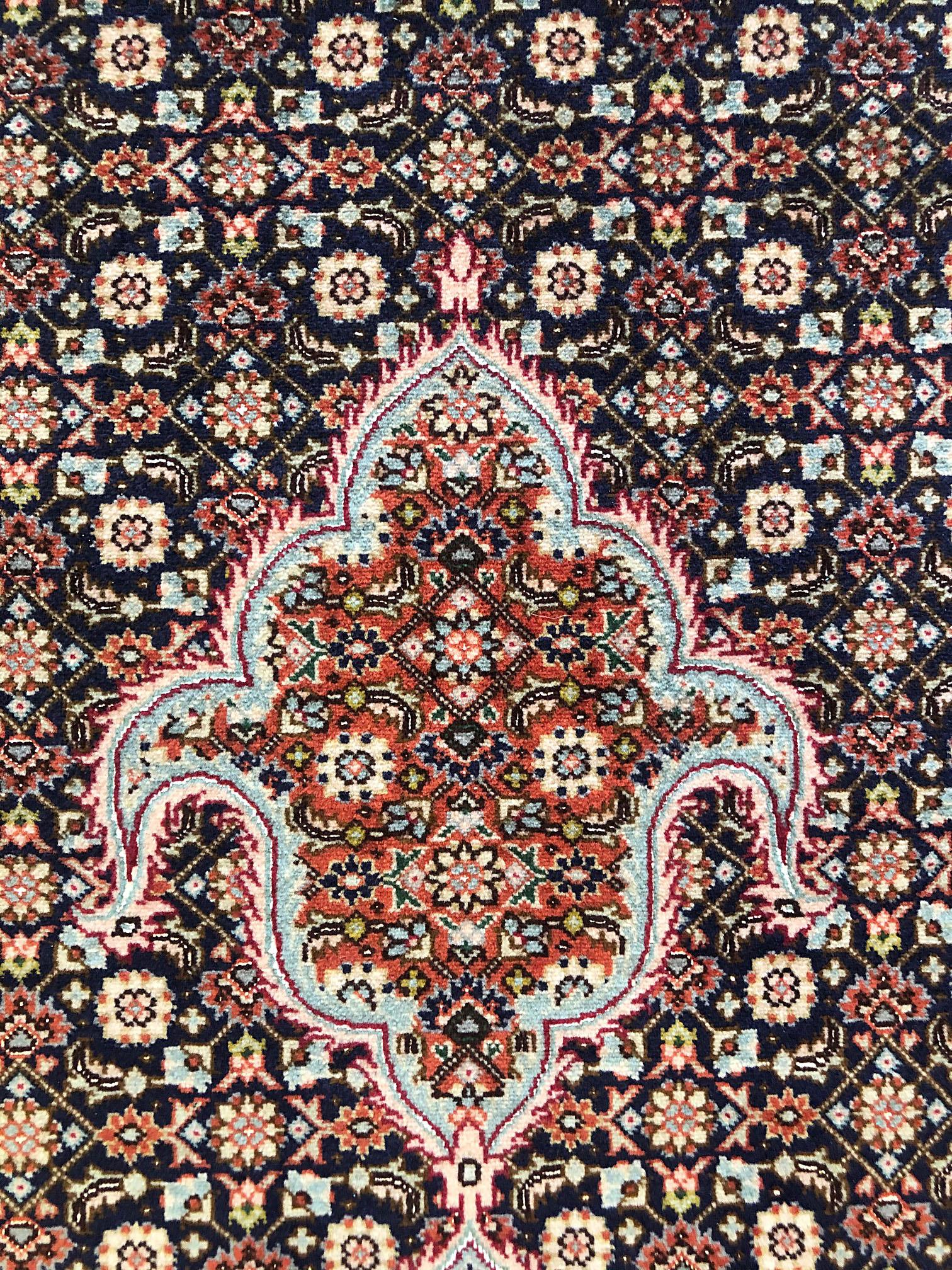 Hand-Knotted Persian Hand Knotted Medallion Fish Design 'Mahi' Tabriz Rug, circa 1960 For Sale