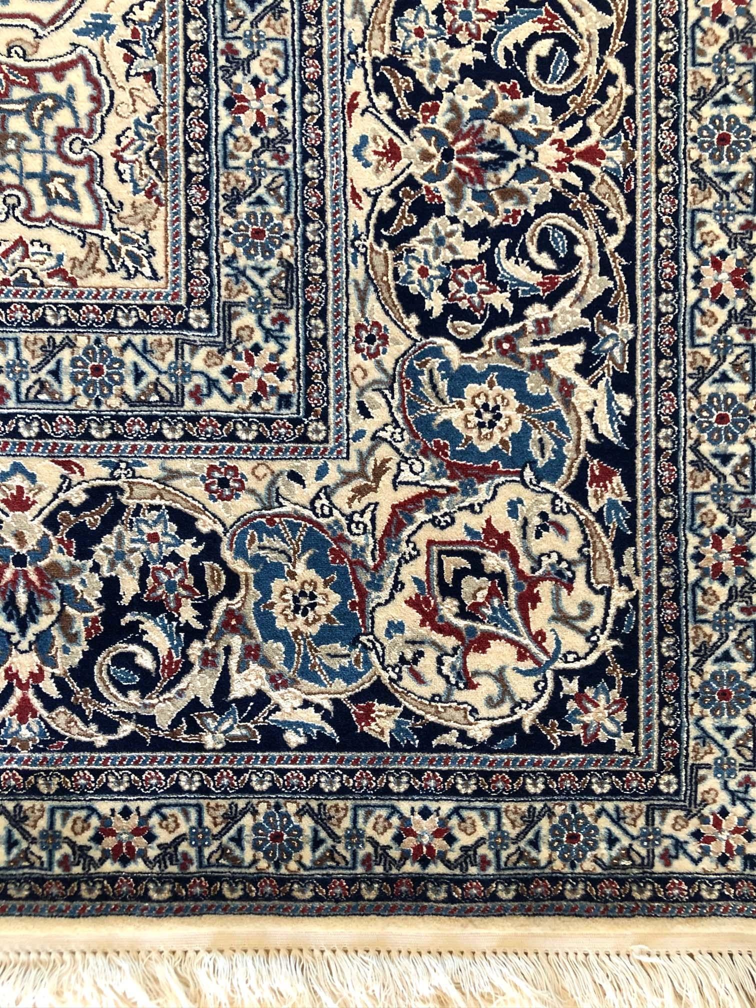 Wool Persian Habibian Nain Rug For Sale