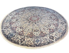 Persian Blue Nain Round Rug