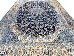 Persian Blue Nain Rug
