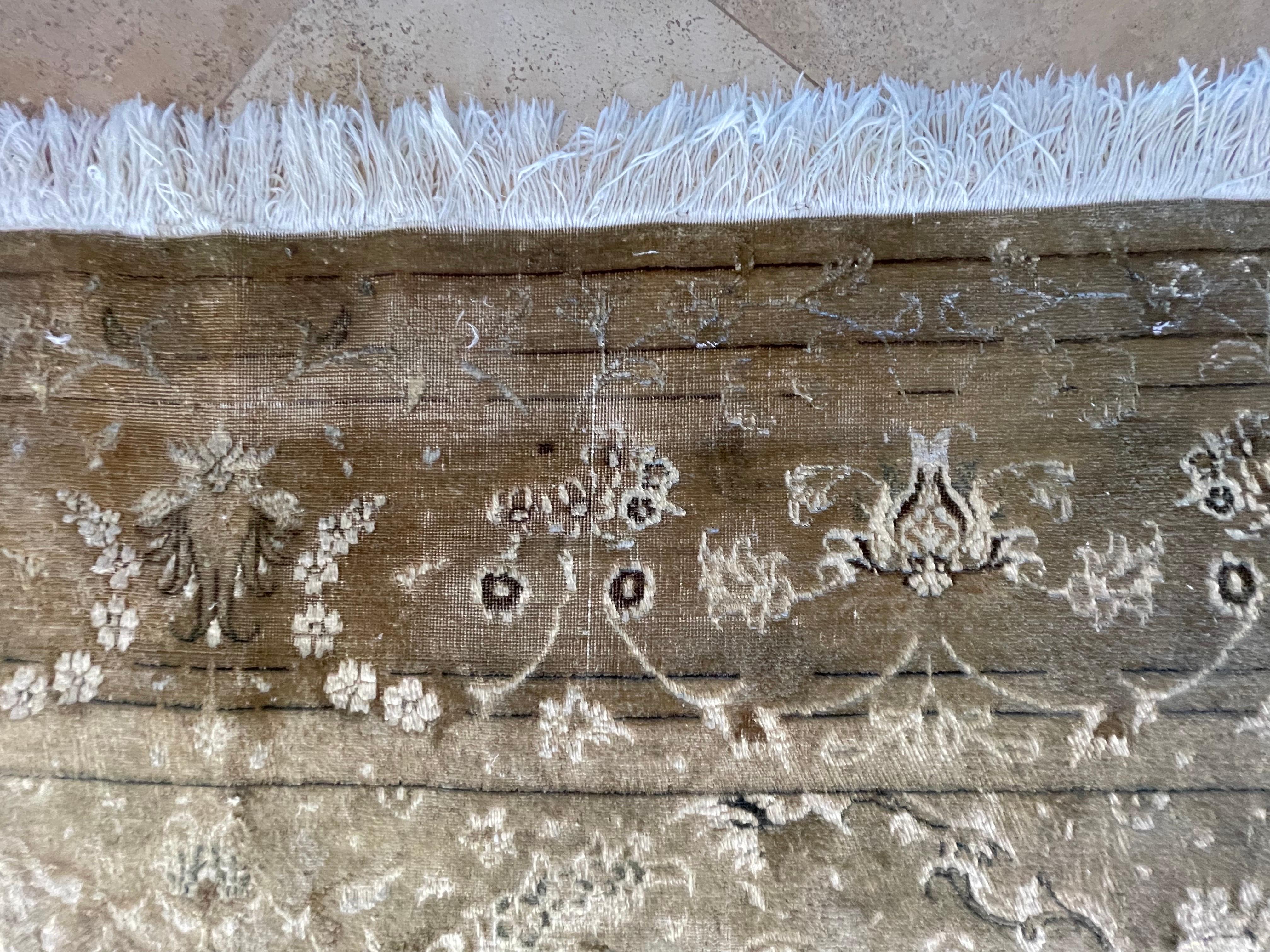 Alfombra Persa Tabriz Floral en venta 5