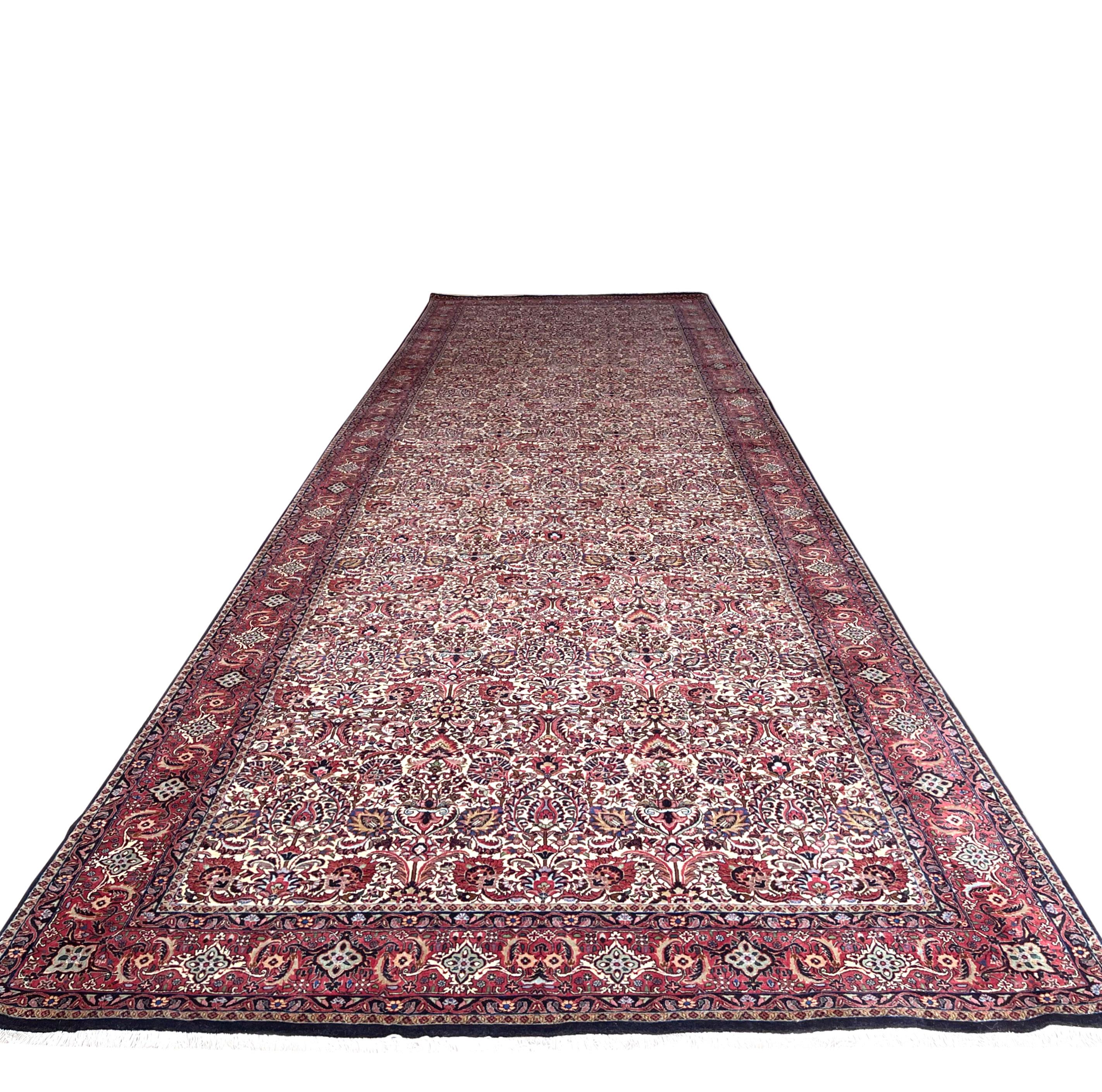 Persischer Bijar Bidjar Läufer-Teppich im Angebot 8