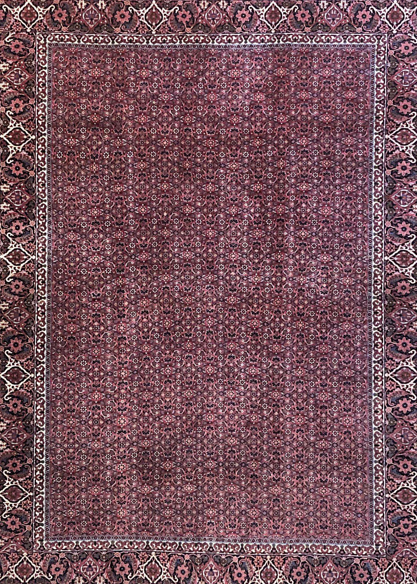 Persischer Herati-Design-Bijar-Teppich (Handgeknüpft) im Angebot