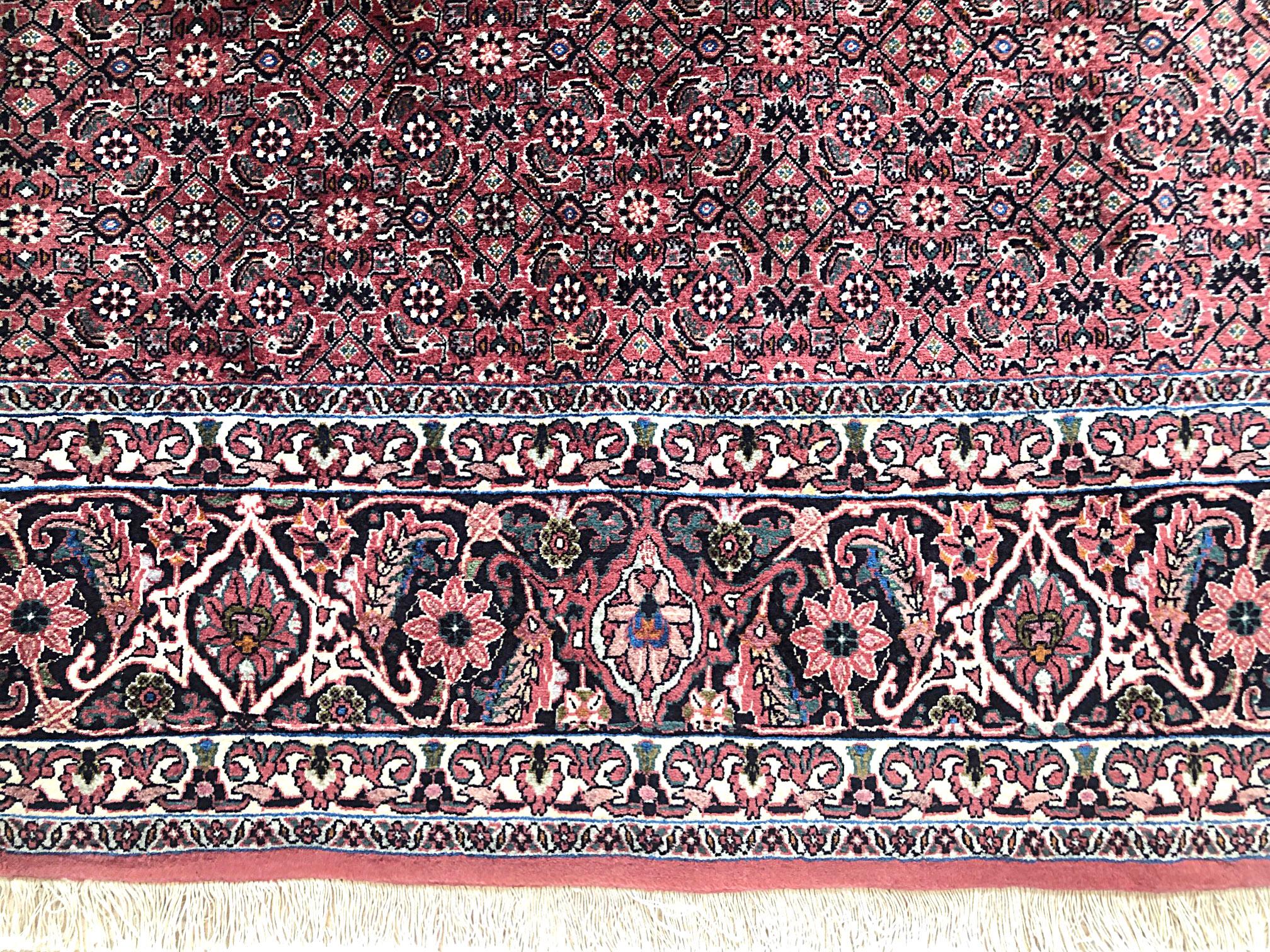 Persischer Herati-Design-Bijar-Teppich im Angebot 2