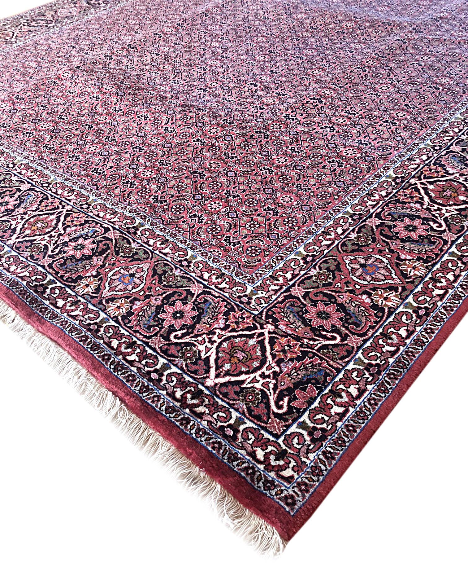 Persischer Herati-Design-Bijar-Teppich im Angebot 3
