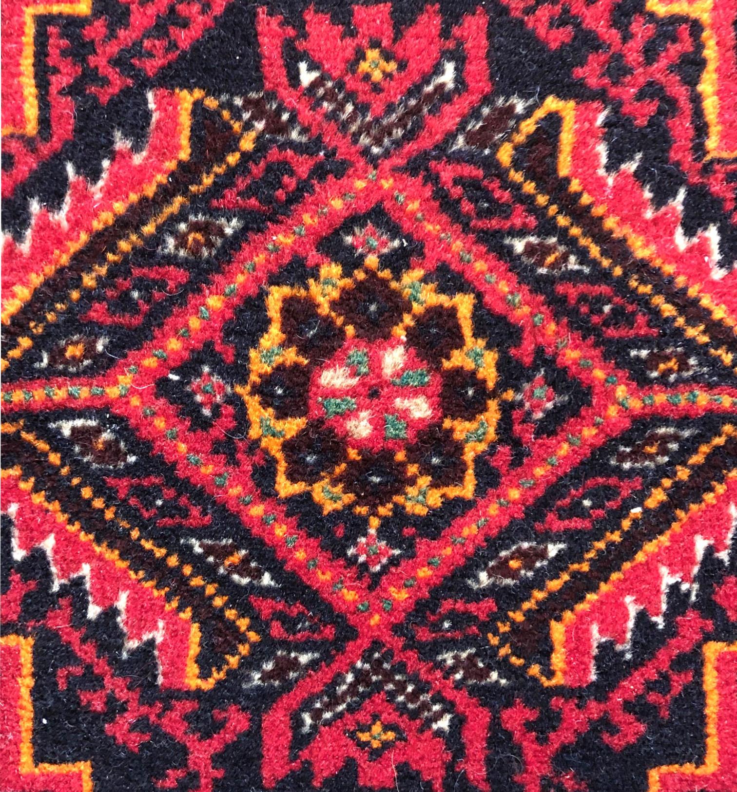 Persian Hand Knotted Red Tribal Baluchi Rug, circa 1960 In Good Condition In San Diego, CA