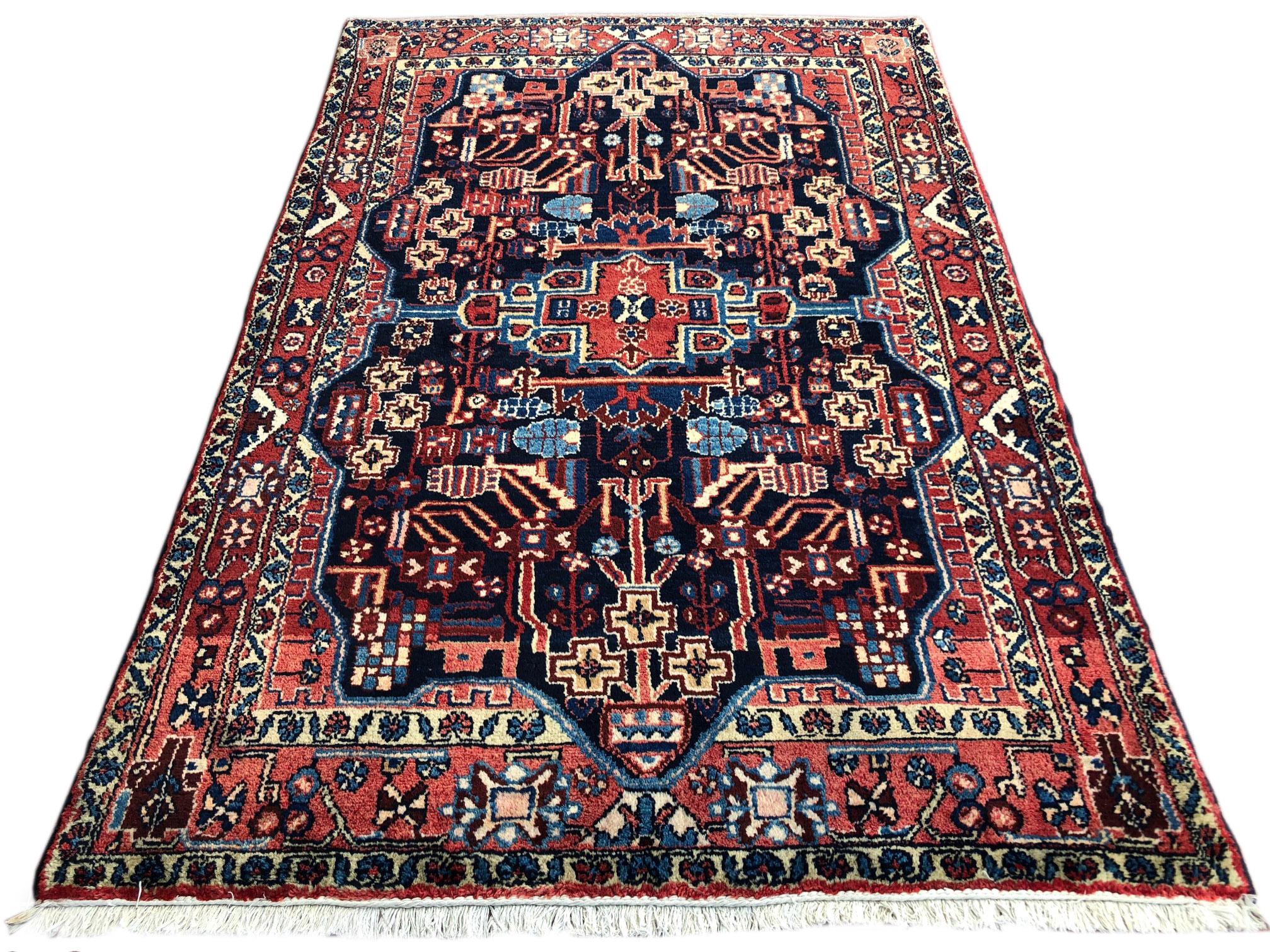 Hamadan is one of the largest weaving areas in the region and encompasses hundreds of villages. Each one of these villages has its own characteristic weaving tradition that dictates the patterns and sizes of the rugs made there. The rugs are mostly