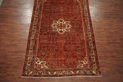 Persian Herati Malayer Abrash Runner, circa 1940