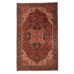 Persian Heriz Area Rugs Circa 1880 - 10874
