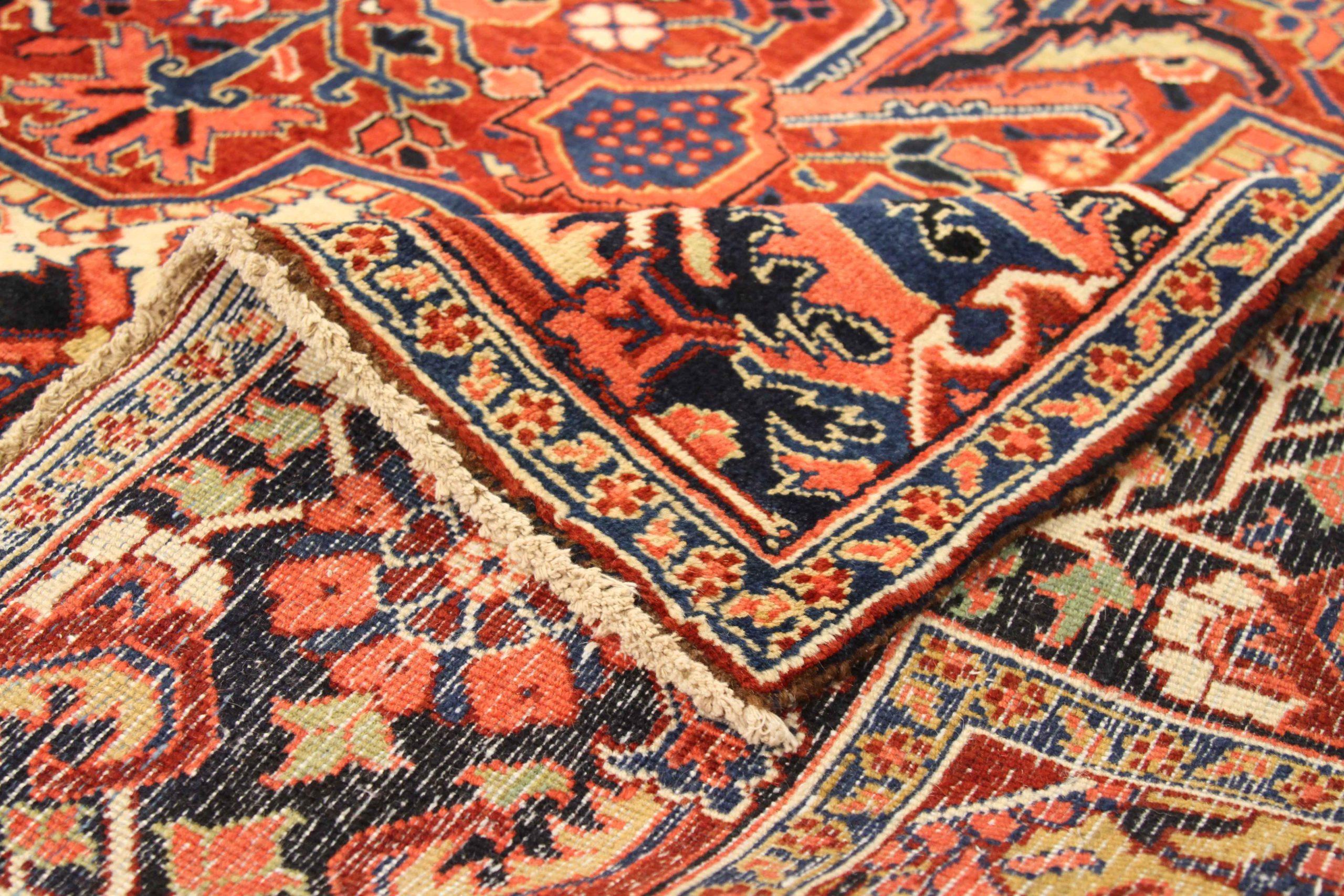 Tappeti persiani Heriz Circa 1880 - 10874 In condizioni ottime in vendita a Dallas, TX