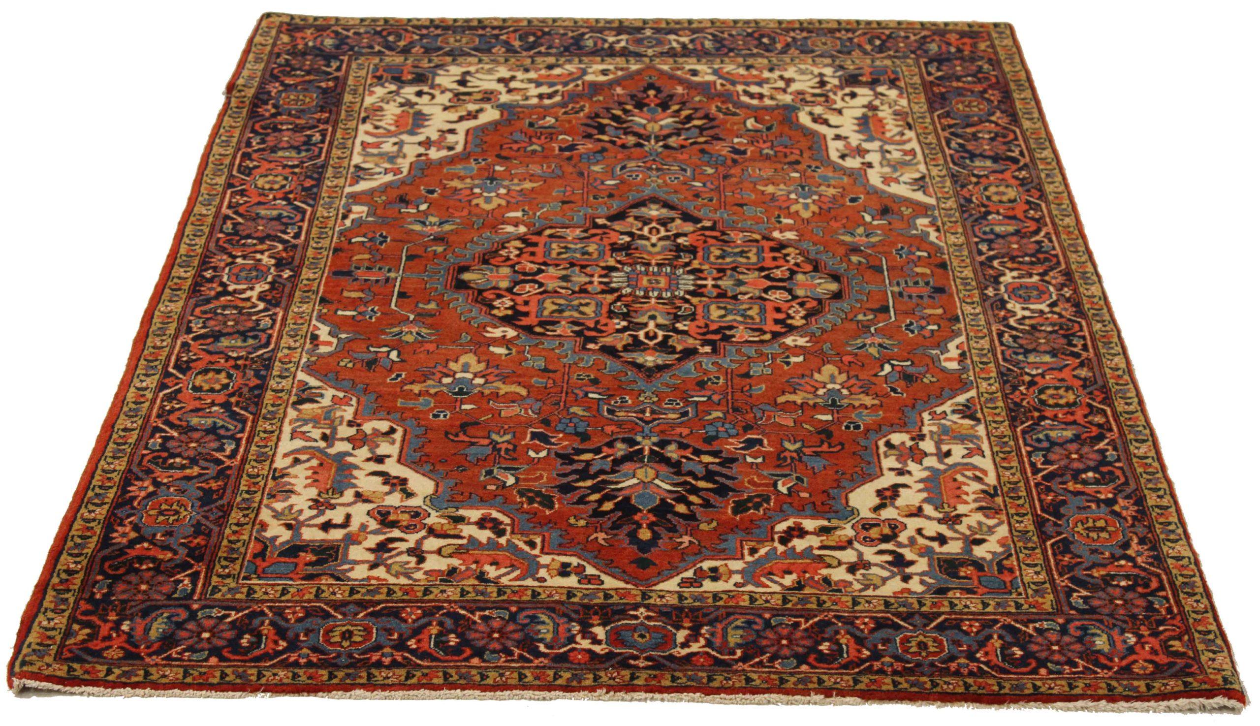 Discover the elegance of Persian Heriz featuring Area Rugs in Circa 1880. Designed with meticulous attention to detail, this exclusive design is perfect for enhancing your space.