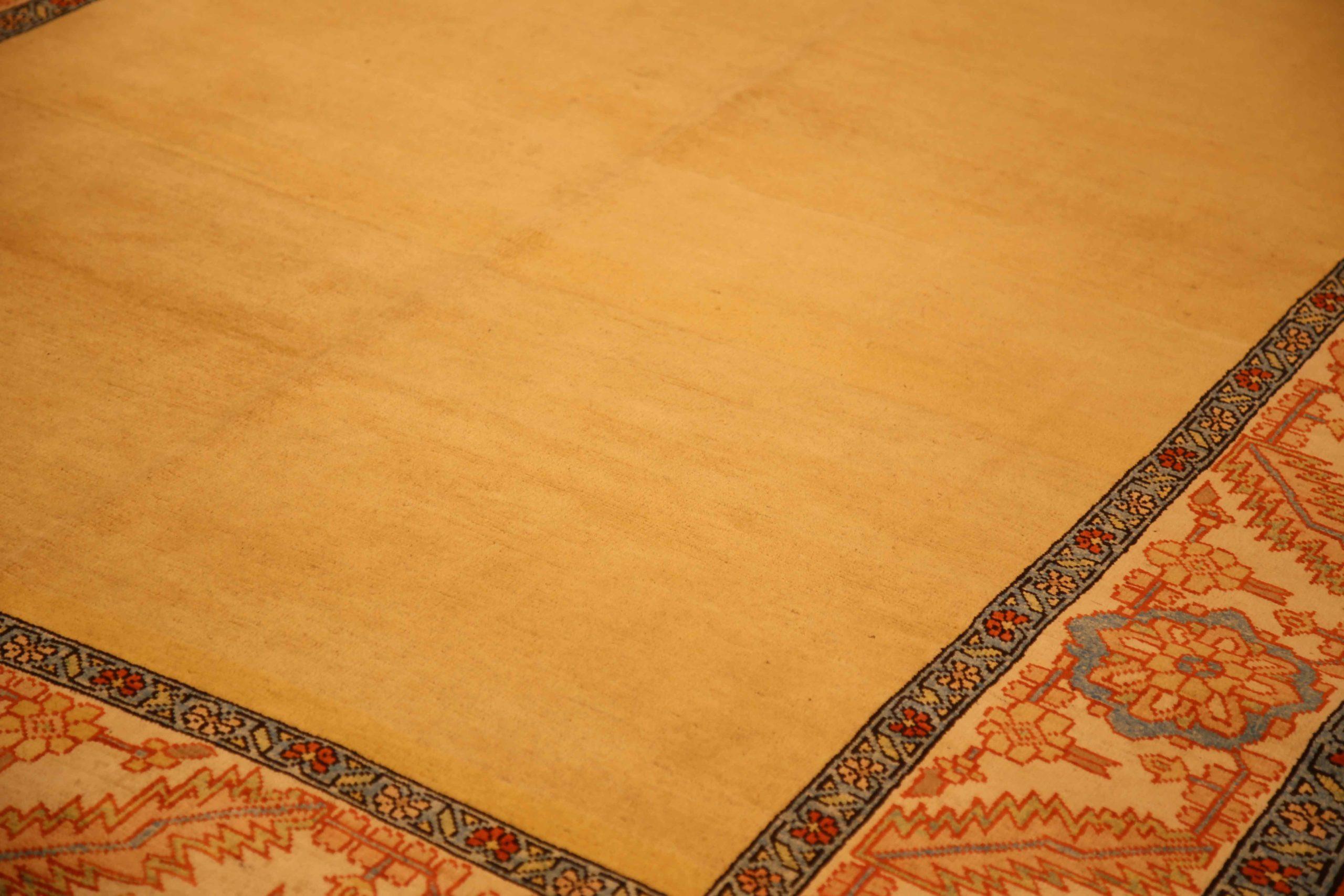Persische Heriz Teppiche CIRCA 1970 - Wolle ElfenbeinGelb Design - 10449 (Asiatisch) im Angebot