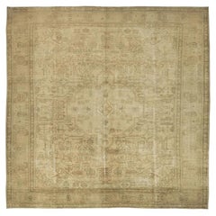Tappeti persiani Heriz - Lana Marrone Avorio Taupe Design - 88852
