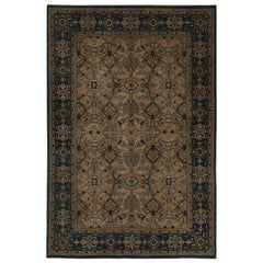 Persische Heriz Teppiche - Wolle Braun Elfenbein Taupe Design - 97138