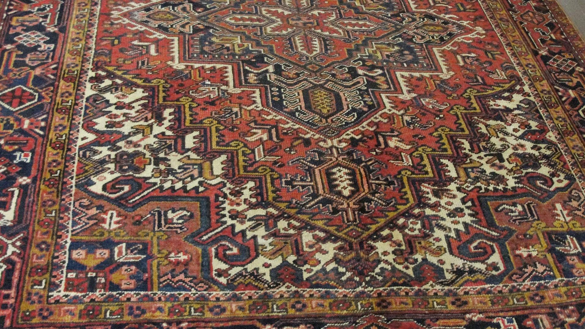 Wool Persian Heriz Carpet