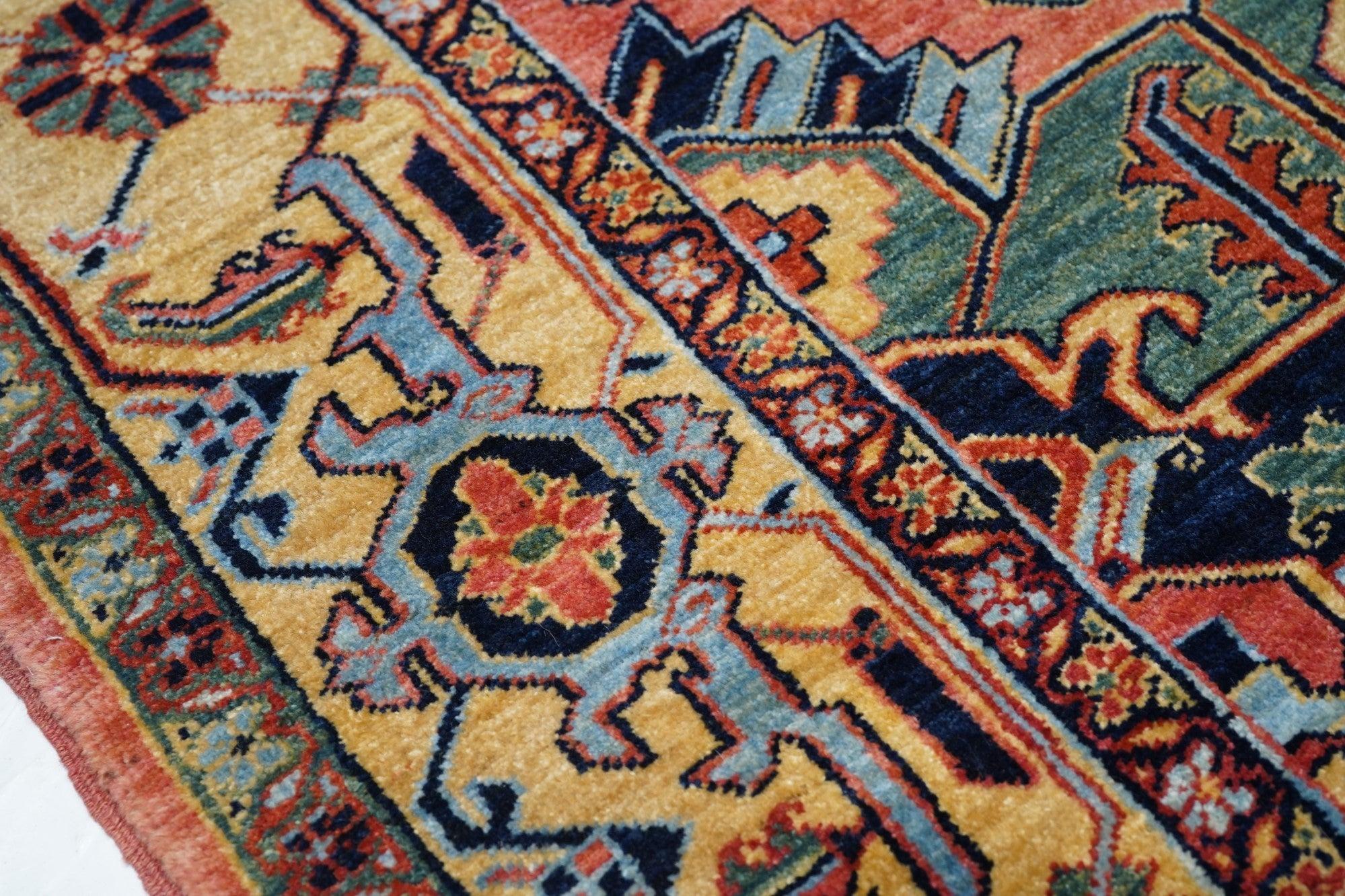 Persian Heriz Rug 6'8'' x 9'4'' For Sale 3