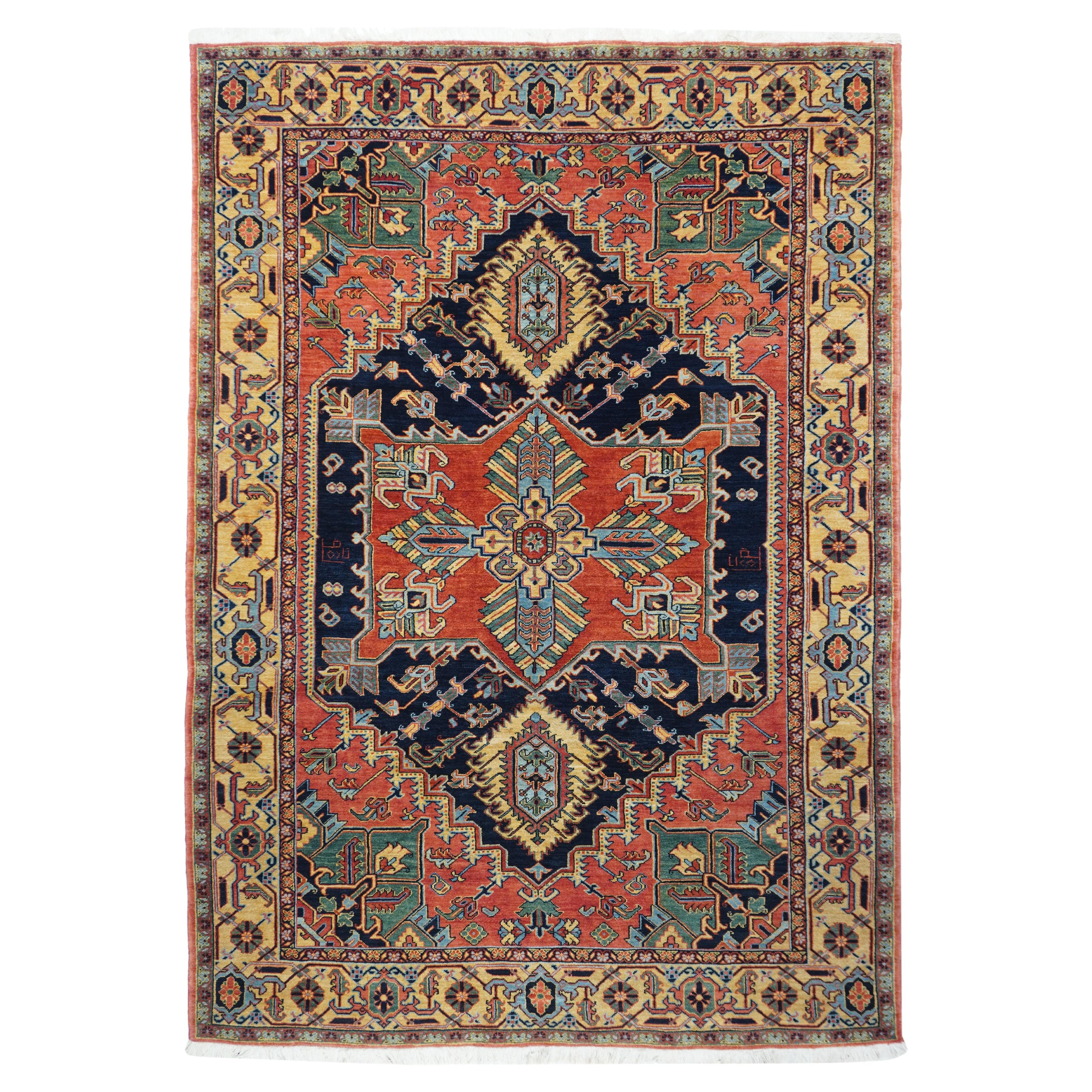 Persian Heriz Rug 6'8'' x 9'4''