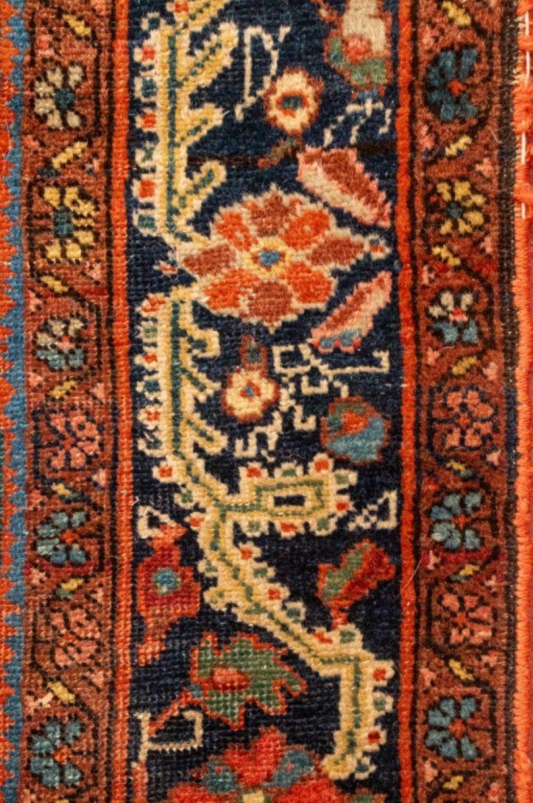 Wool Persian Heriz Rug 6.9' x 4.1' For Sale