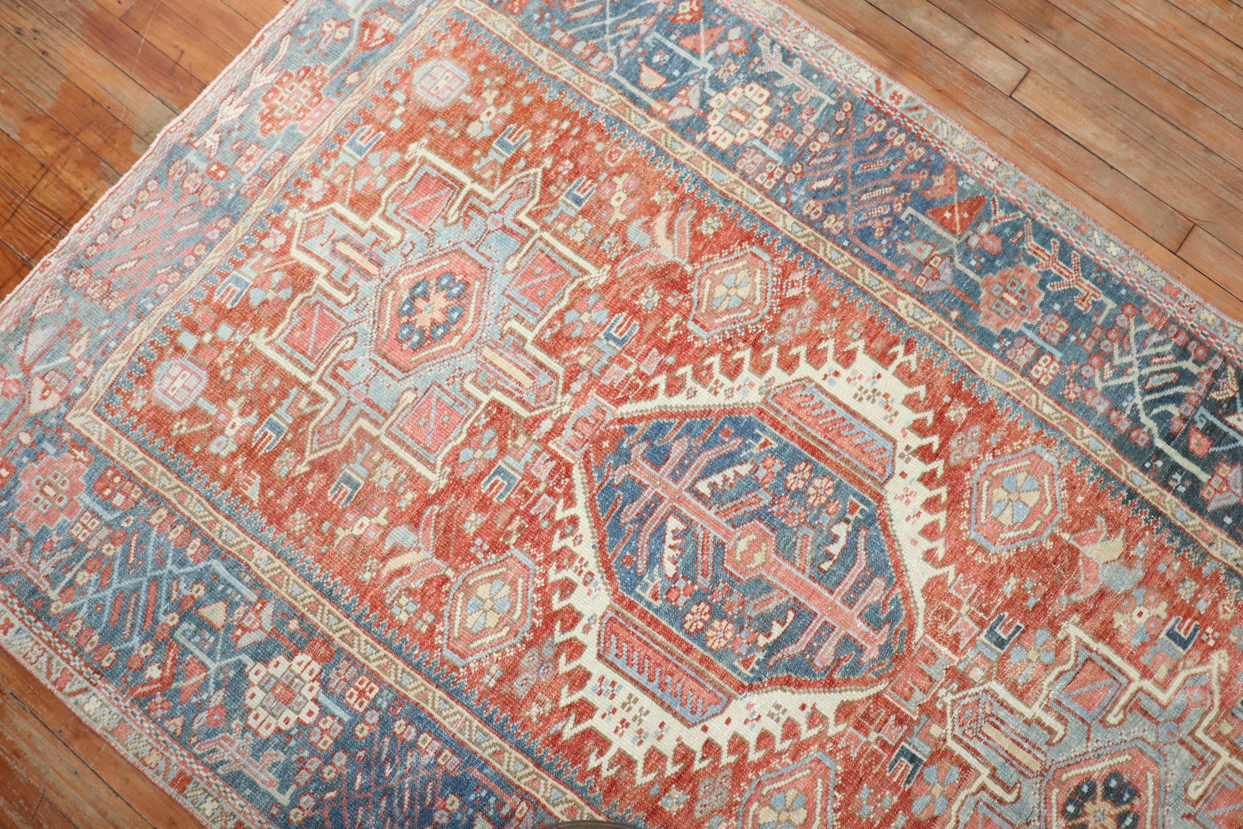 Hand-Woven Persian Heriz  Rug For Sale