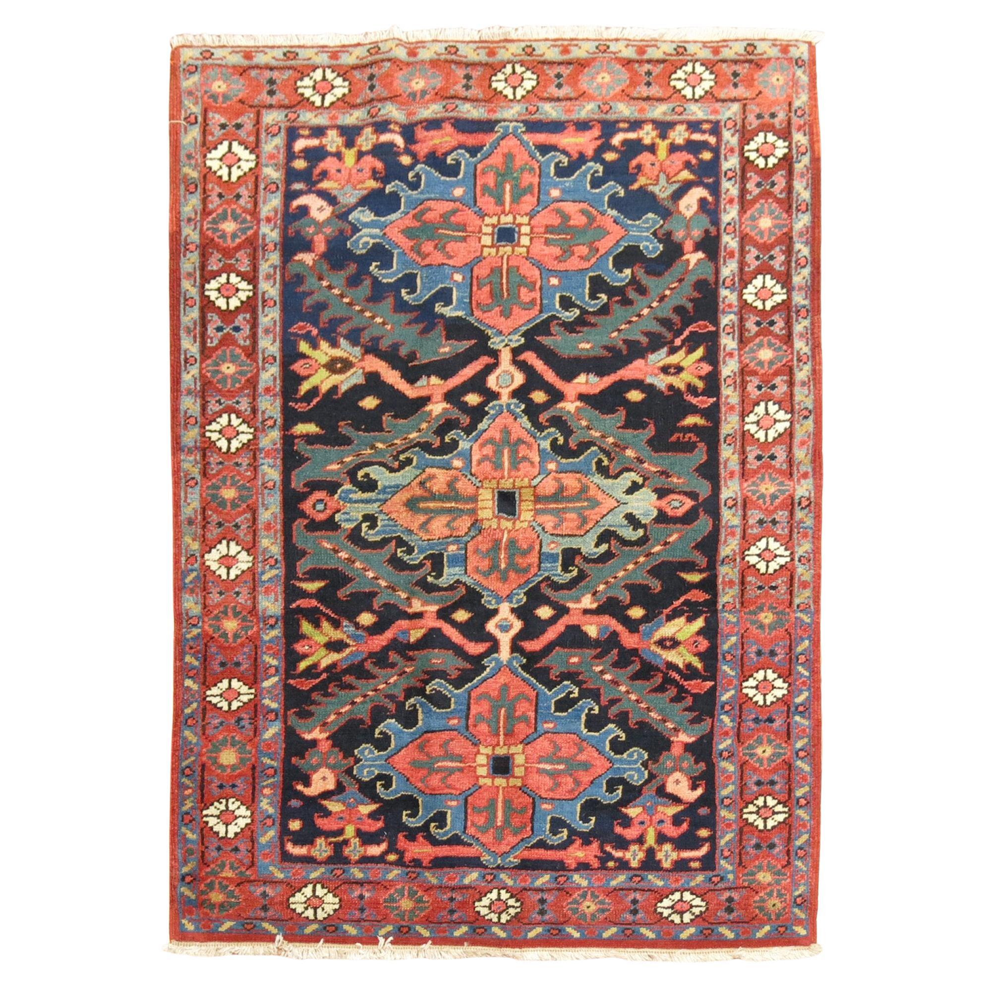 Worn Heriz Rug For Sale at 1stDibs teppich heriz