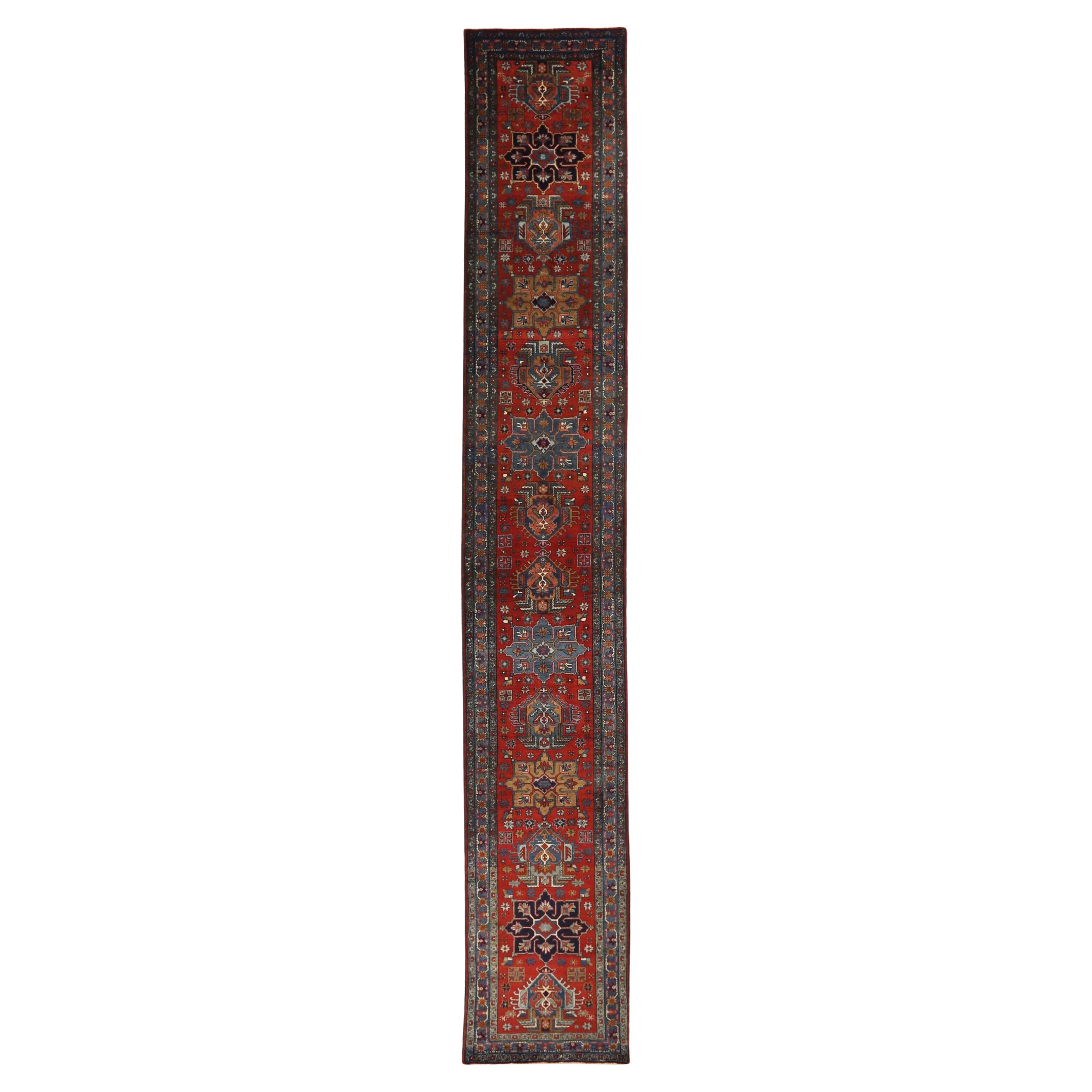 Persian Heriz Runner Rug - 54062