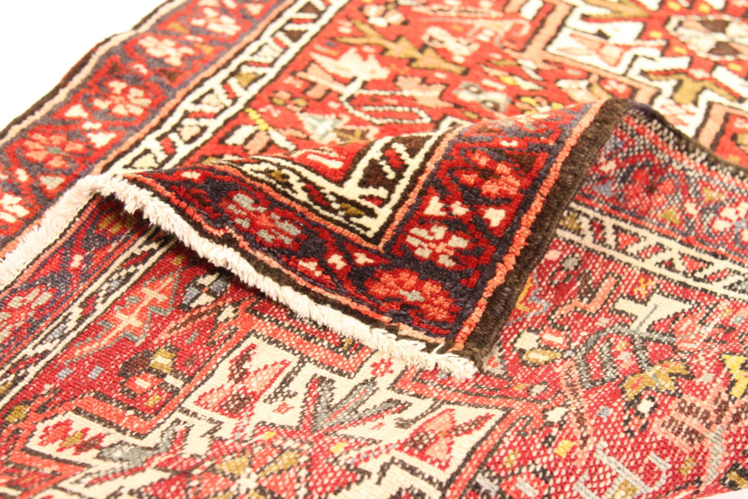 Asiatico Tappeto Persiano Heriz Runner - Design - 11384 in vendita