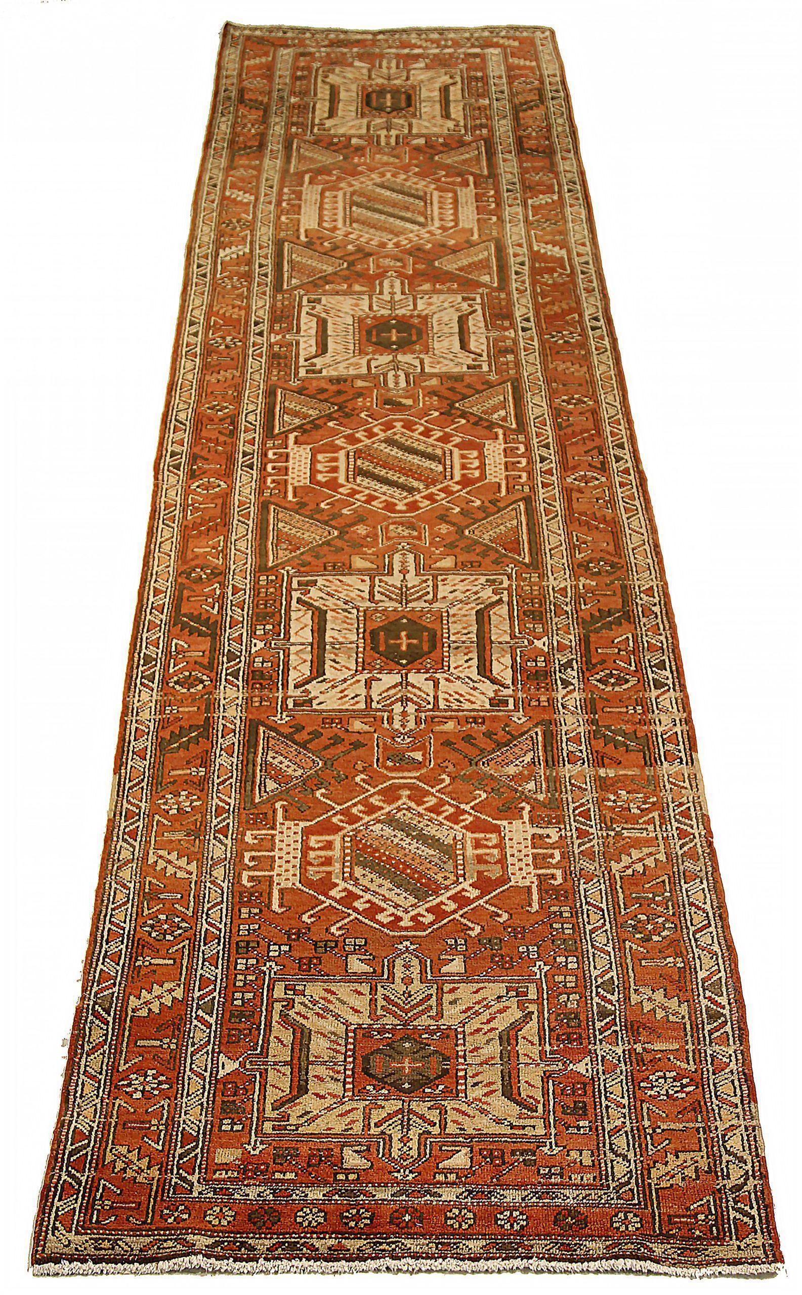 Persischer Heriz-Läufer - 52152 (Asiatisch) im Angebot