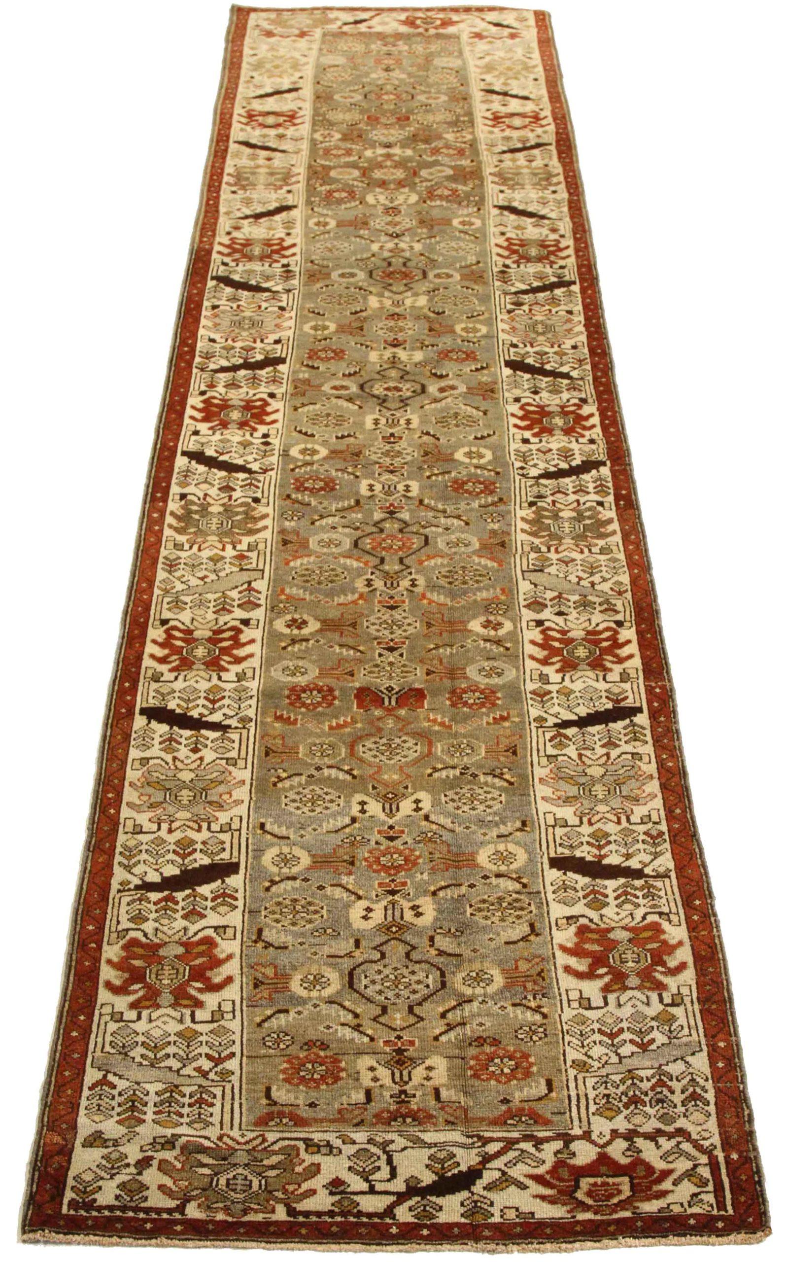 Discover the elegance of Persian Heriz featuring Runner Rug in Circa 1880. Designed with Wool and BrownIvoryRedTaupe, this exclusive design is perfect for enhancing your space.