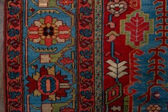 Antique Persian Heriz Serapi Handwoven Luxury Rug, 9'-9" X 11'-9" Size
