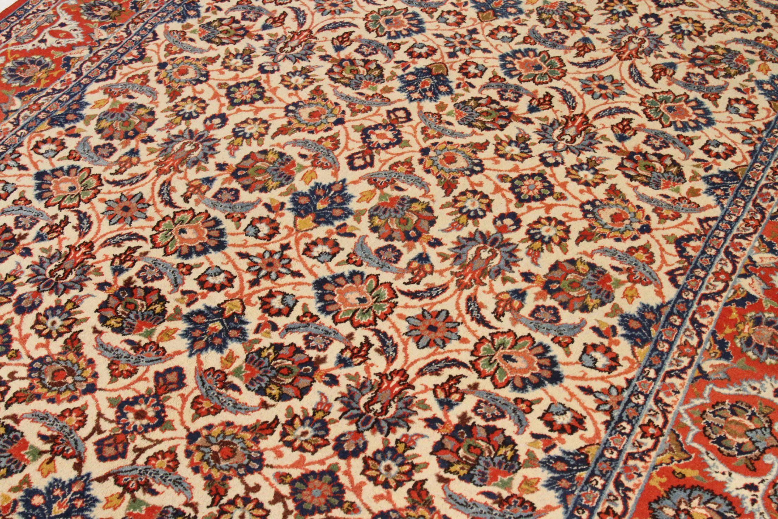 Asian Persian Isfahan Area Rugs - 15798 For Sale