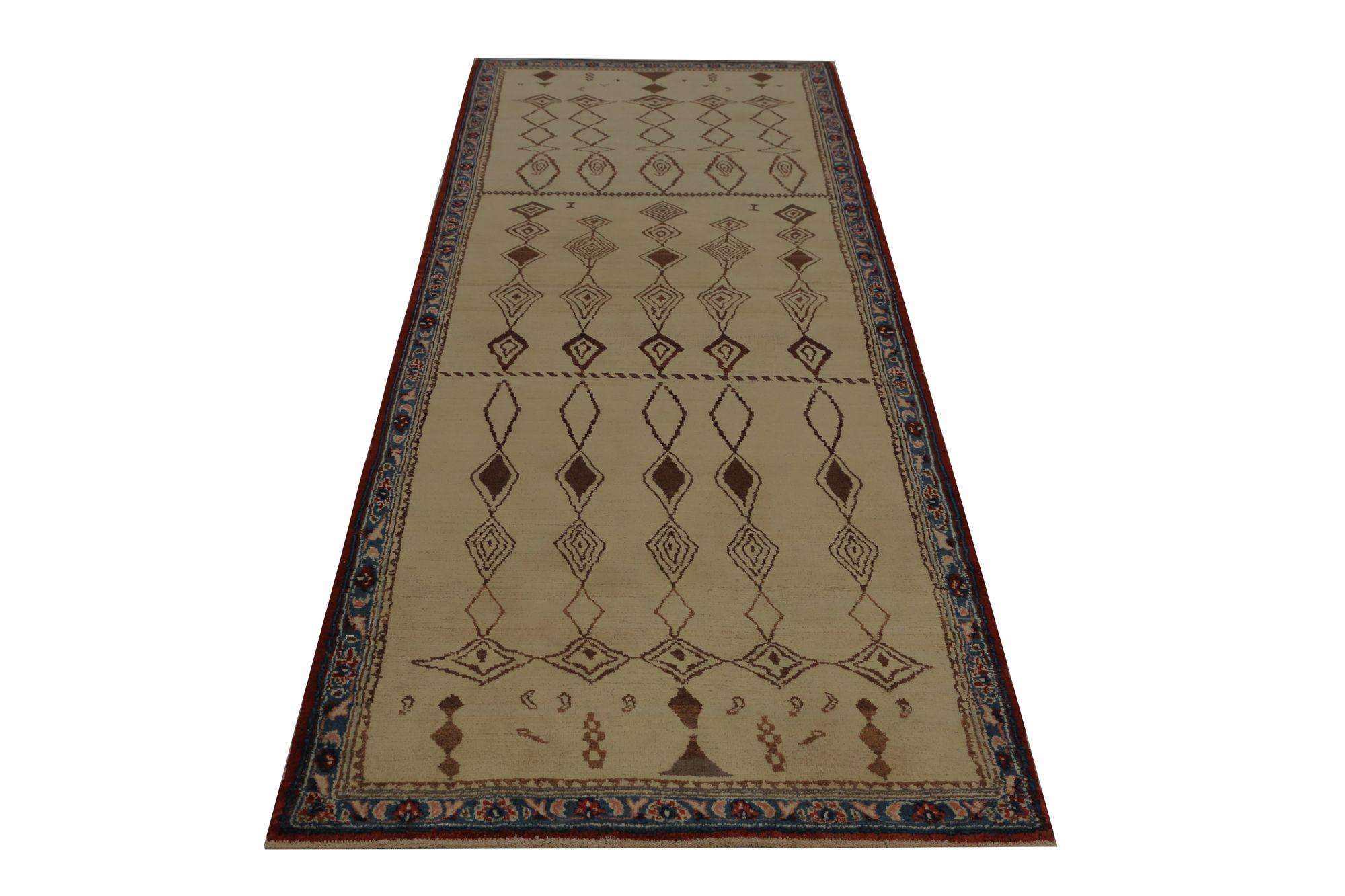 Persische Isfahan-Teppiche – Wolle, elfenbeinfarben, taupefarben, Design – 96982 im Zustand „Hervorragend“ im Angebot in Dallas, TX