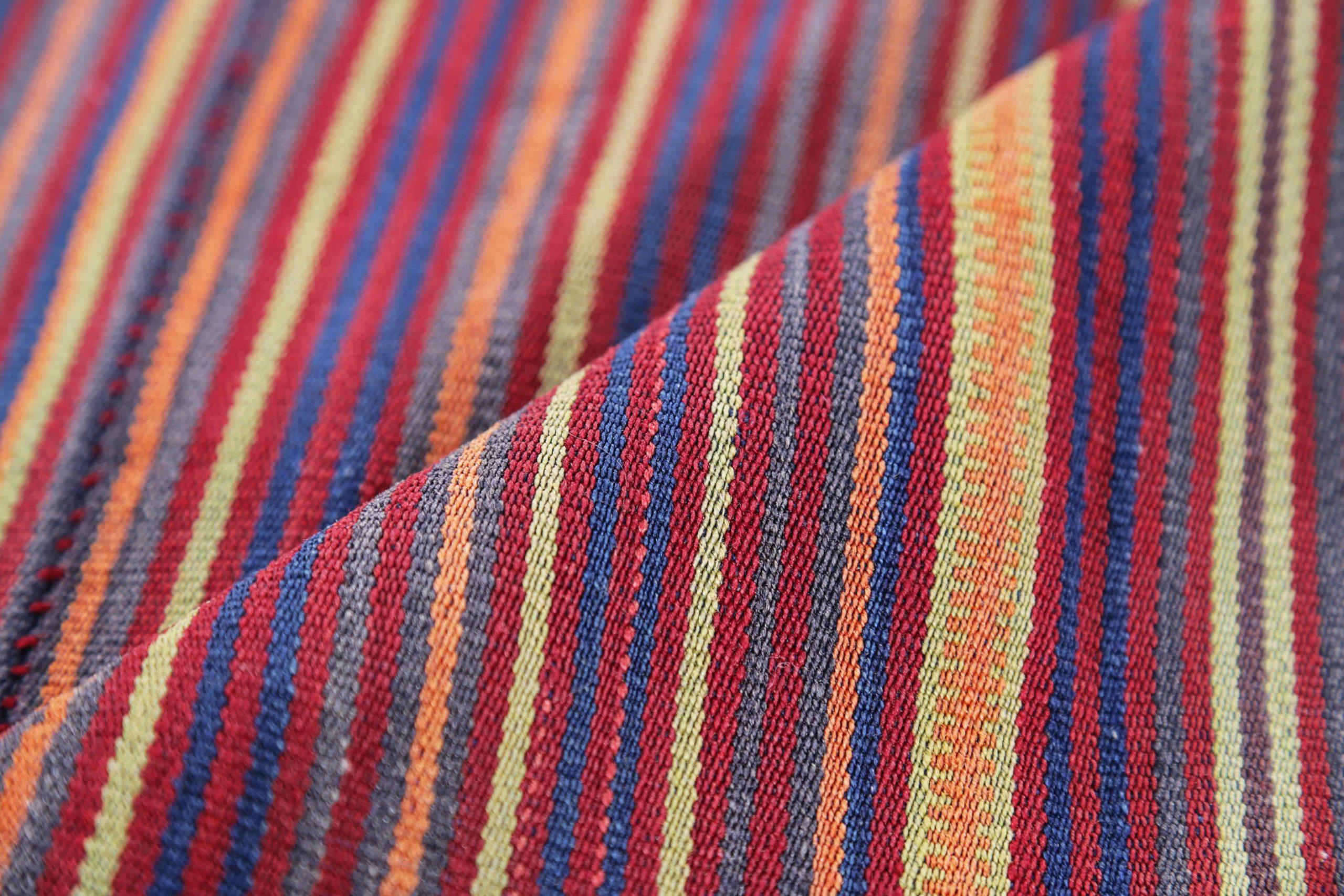 Persische Jajim-Teppiche Circa 1910 - Wolle Blau Elfenbein Rot Design - 91132 (20. Jahrhundert) im Angebot