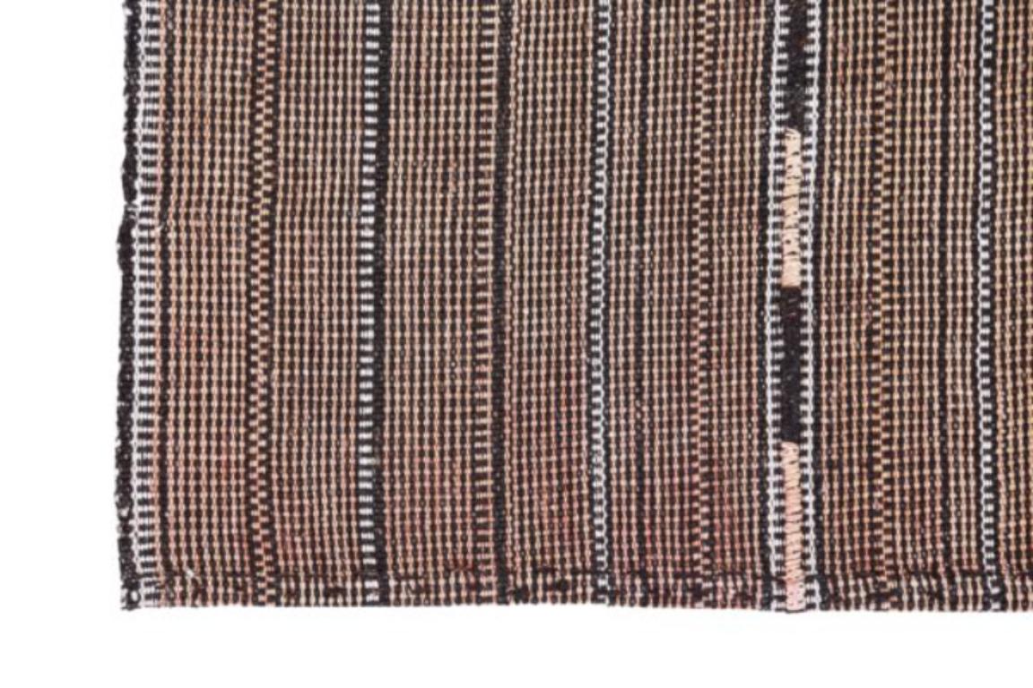 Tappeti persiani Jajim Circa 1910 - Lana Marrone Avorio Design - 91353 In condizioni ottime in vendita a Dallas, TX