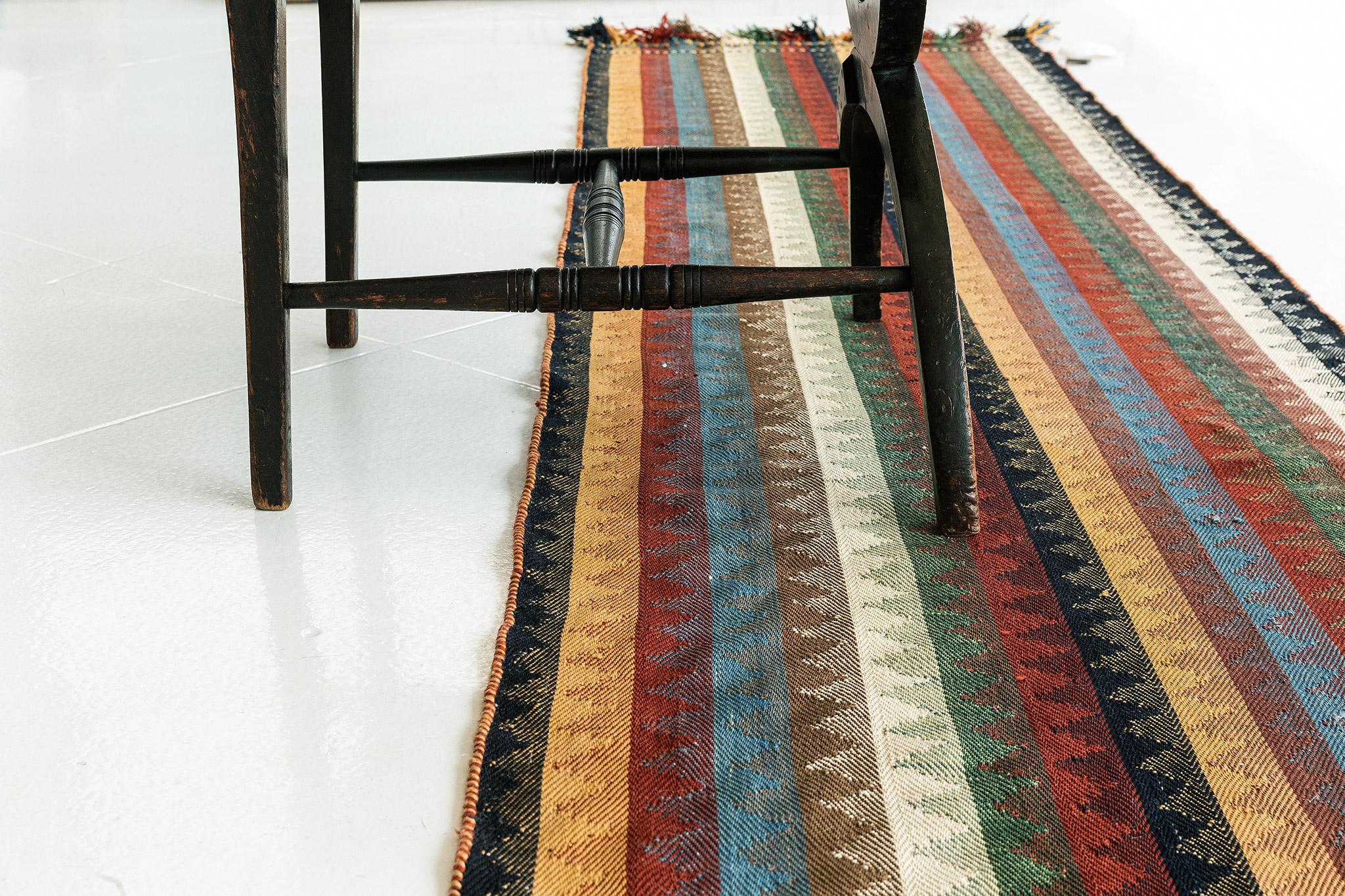 Persian Jajim Flat Weave Kilim 58856 In New Condition For Sale In WEST HOLLYWOOD, CA
