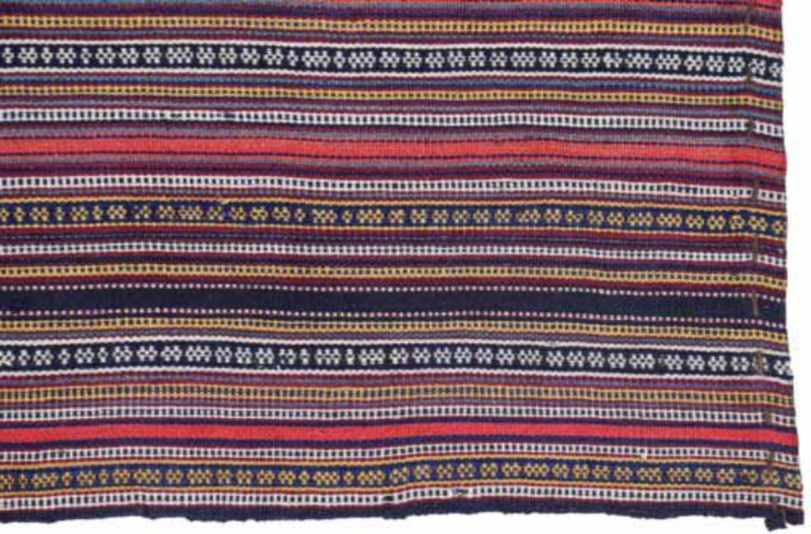 Tappeto persiano Jajim Small Design 1910 circa - Lana Avorio Rosa Rosso - 91379 In condizioni ottime in vendita a Dallas, TX